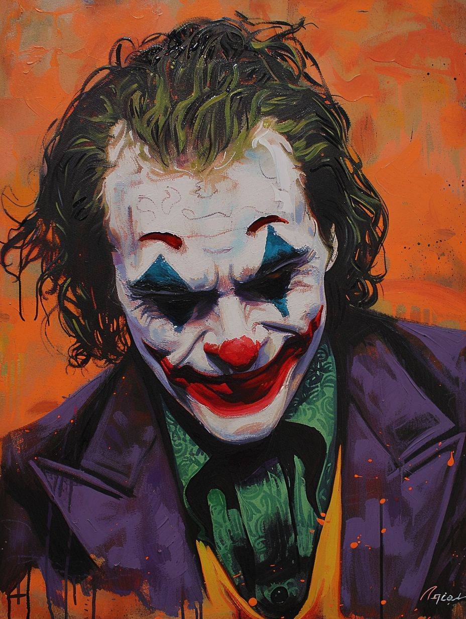 Joker portrait, MATHILDE OSCAR style