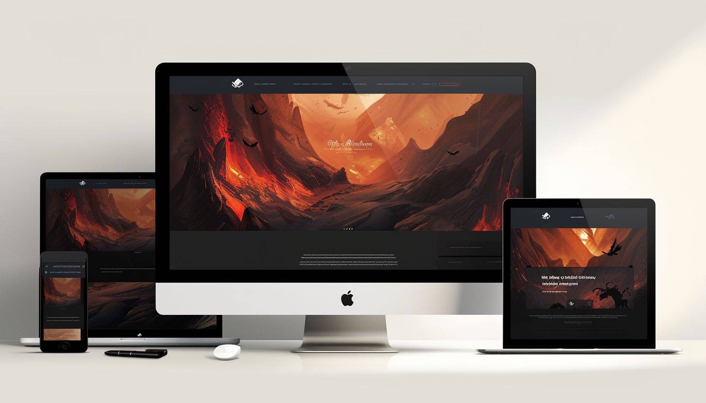 Create a modern and visually engaging web layout for a personal portfolio website of an animator, motion graphics artist, and graphic designer. Include sections for the portfolio, about the artist, contact info, and social media links. Ensure the design is responsive for both desktop and mobile devices.