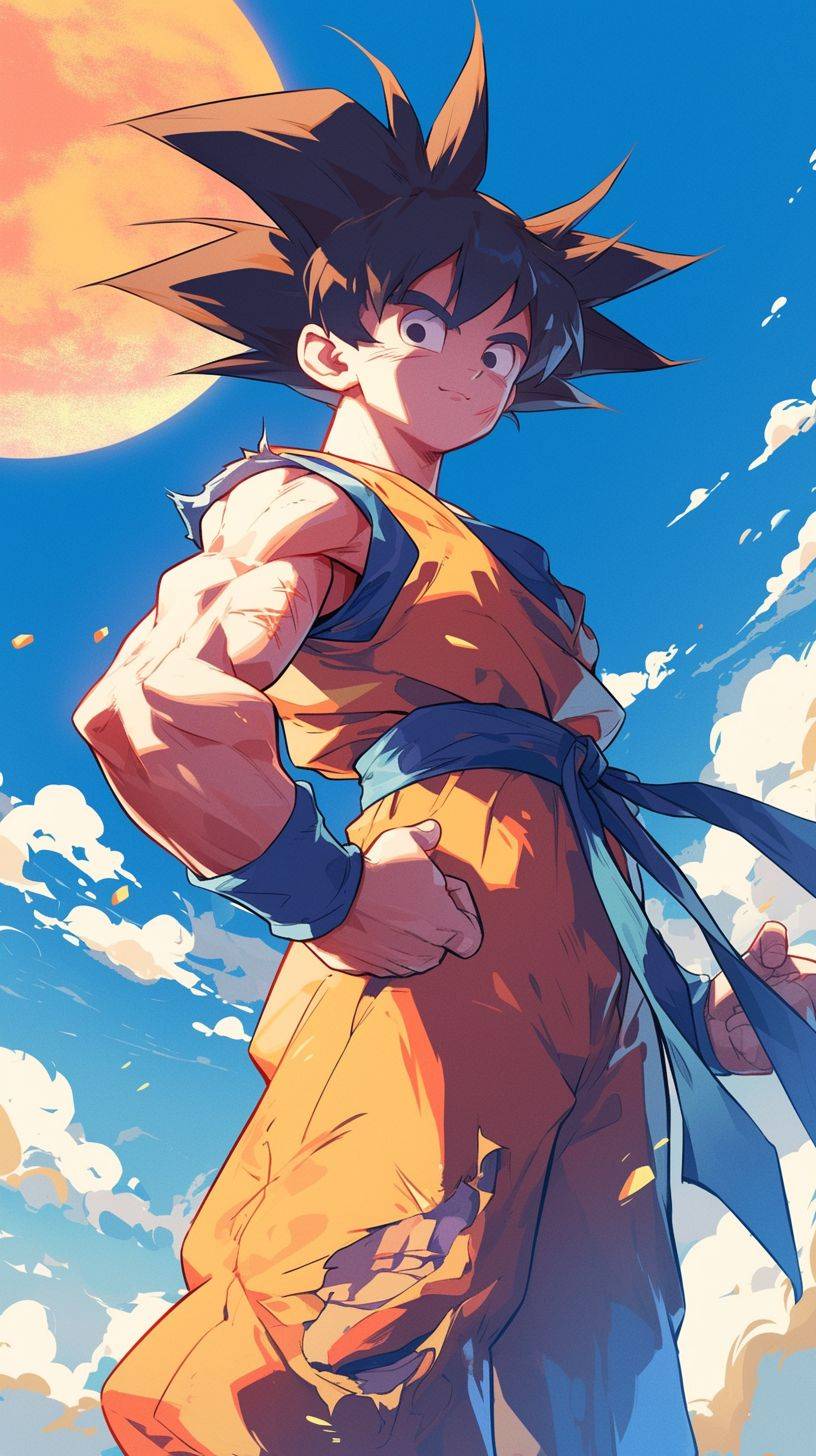 Studio Ghibli Dragonball, vintage anime DBZ, Dragonball Z