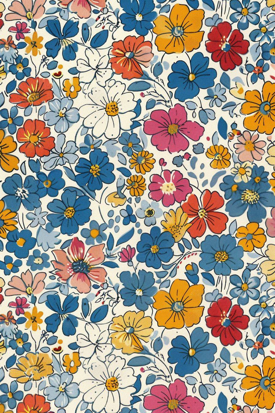 Liberty Betsy flower pattern.