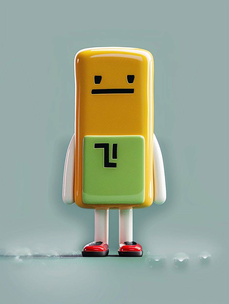 Full body, front view, super cute square pixelated boy, technological element pixel elements, blind box style, Bubble Mart, IP design, simple background, natural light, best quality, 3D model, C4D, Blender OC rendering.