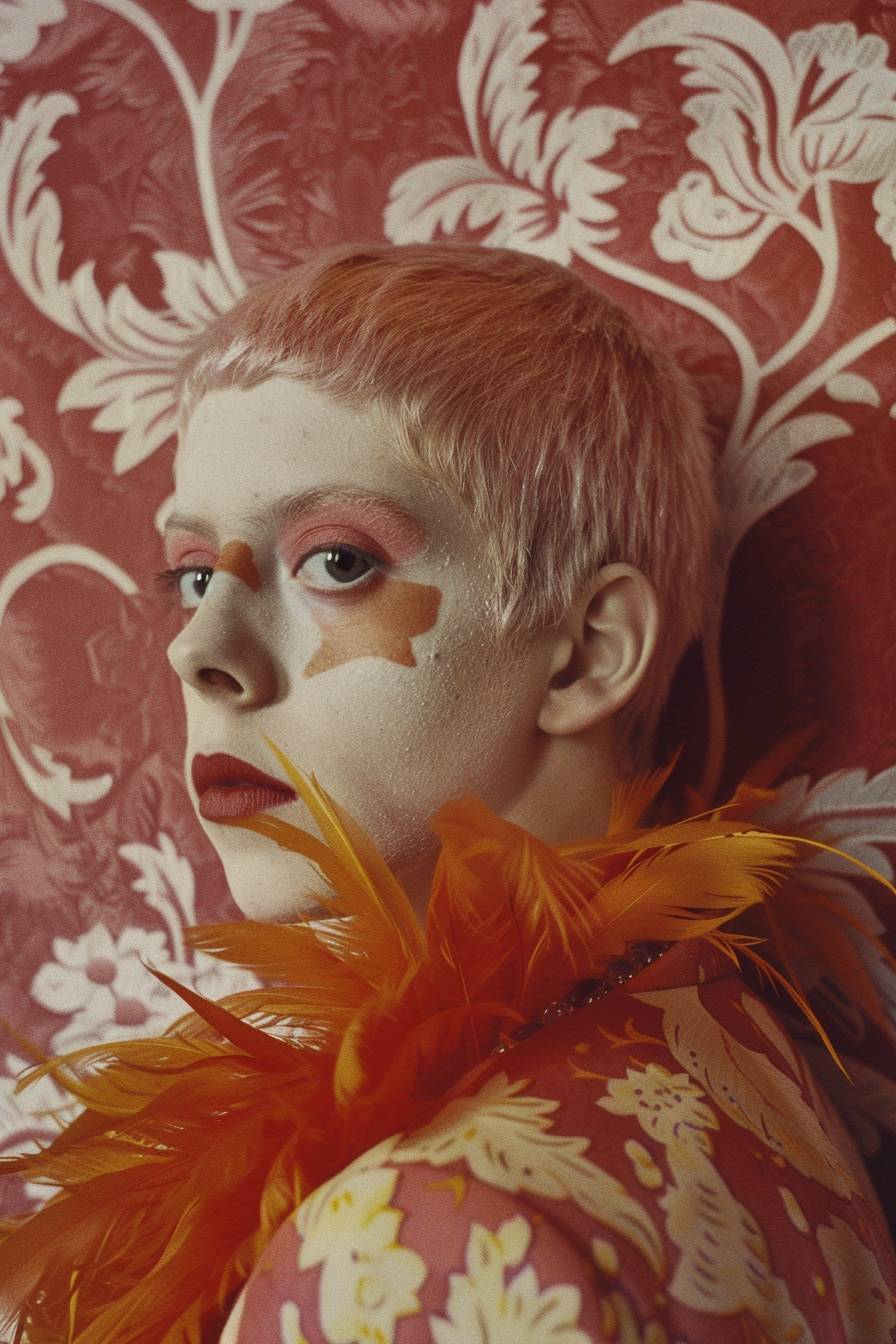 Claude Cahunの写真撮影ポートレートは、Fujicolor Fujichrome Velvia 100カラーで撮影されました