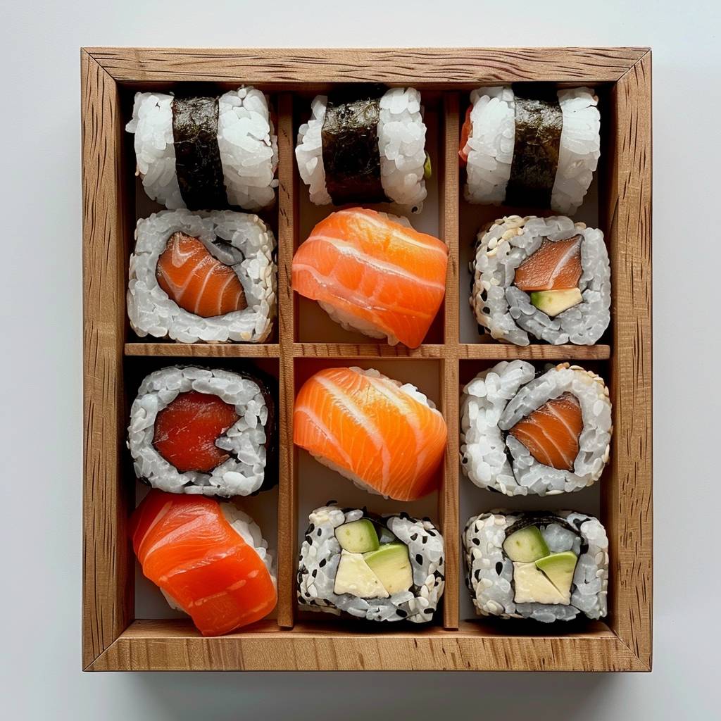 Minimalist Composition Sushi Set