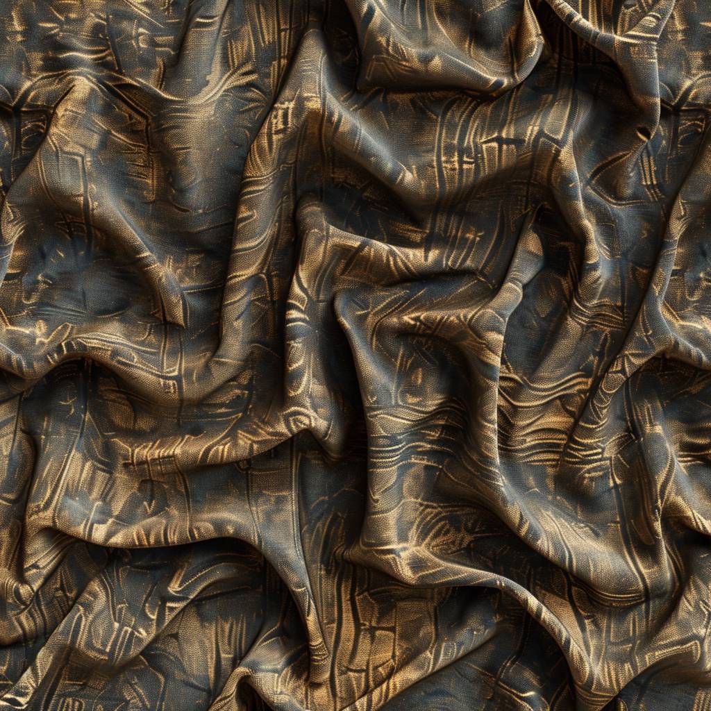 William Morrison's fabric pattern. Rippled texture