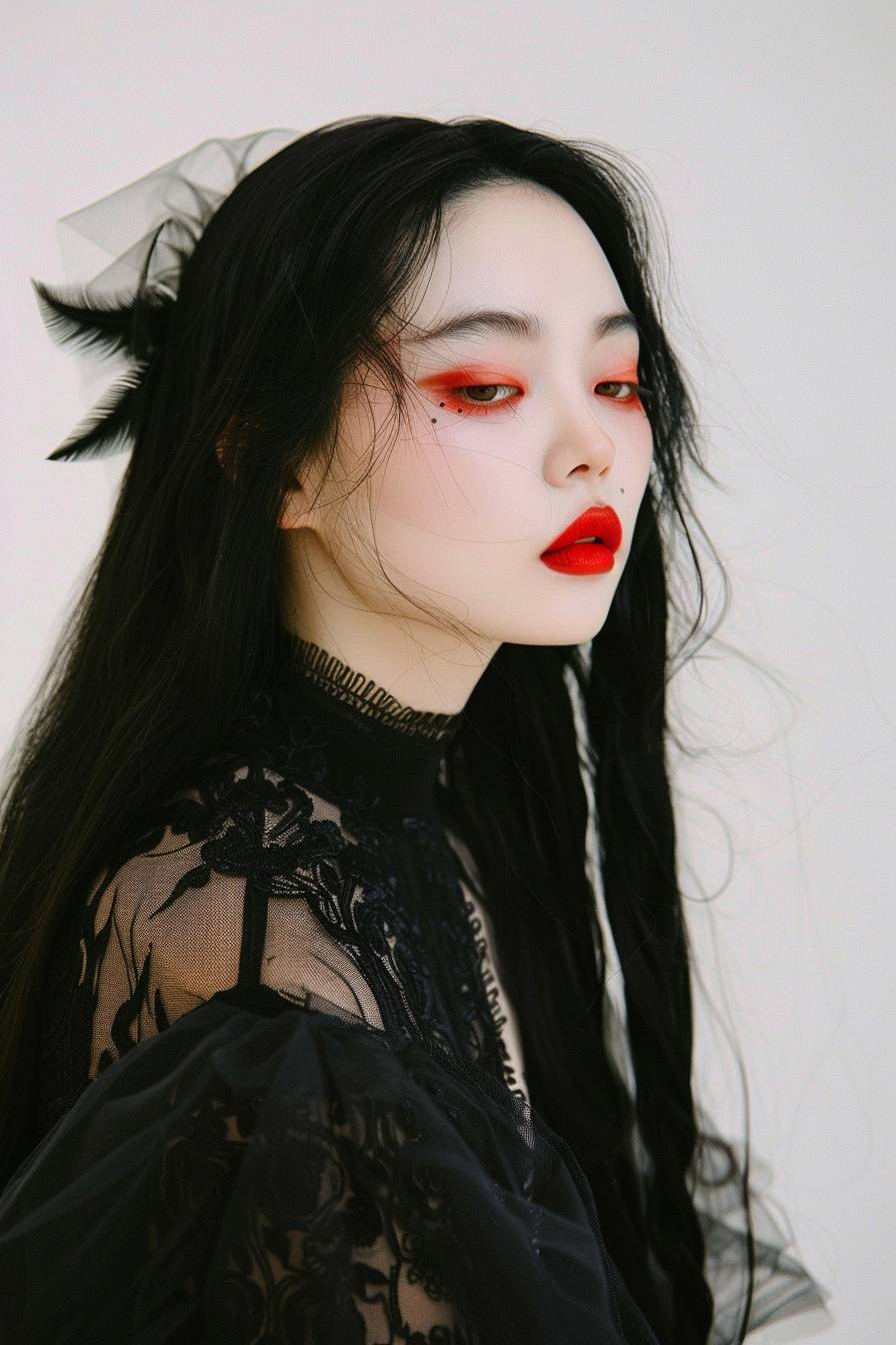 Portrait of Vampire Queen by Ren Hang