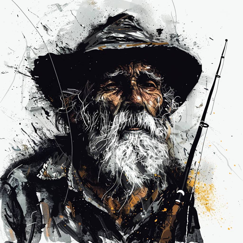 Old Fisherman by Giuseppe Cristiano