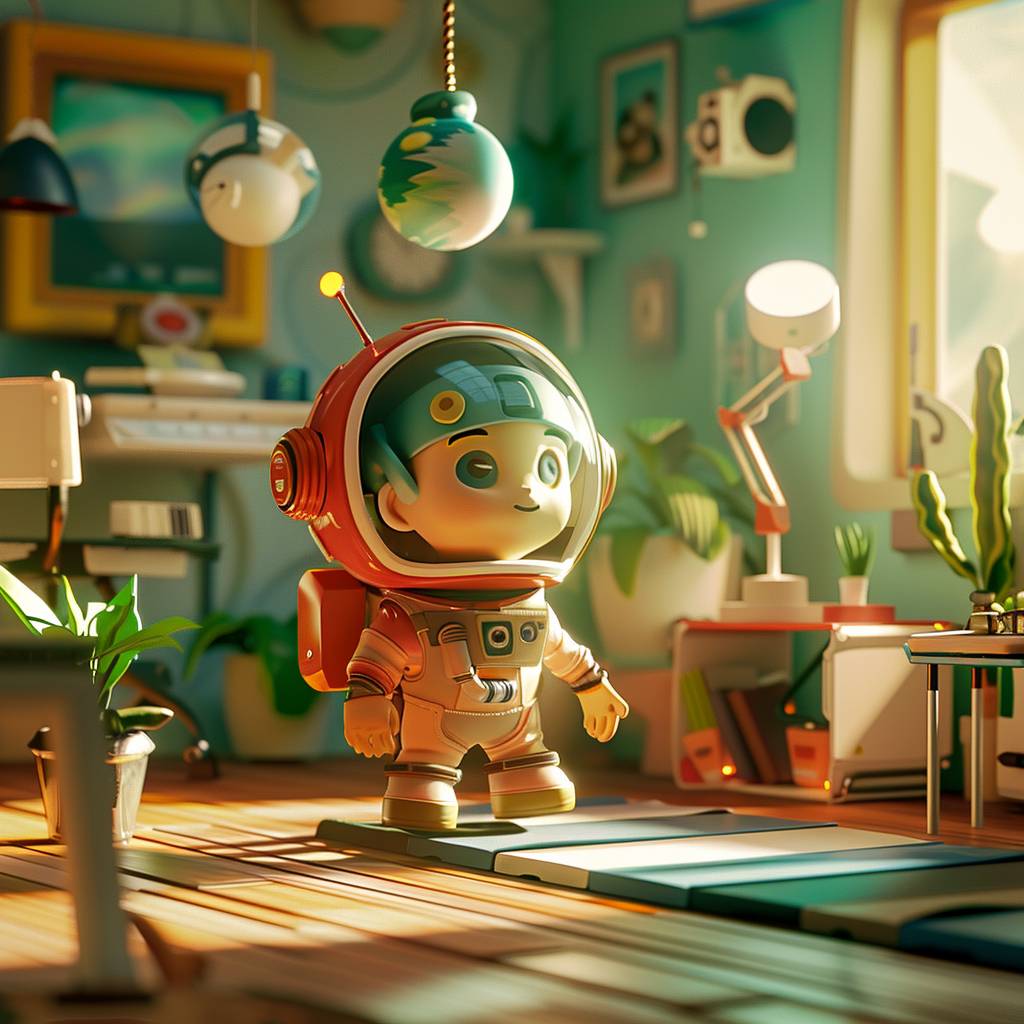 a cinematic still of [SUBJECT], 3D render neat and matte octane cartoon style, bright colors, soft shadows, and a warm atmosphere