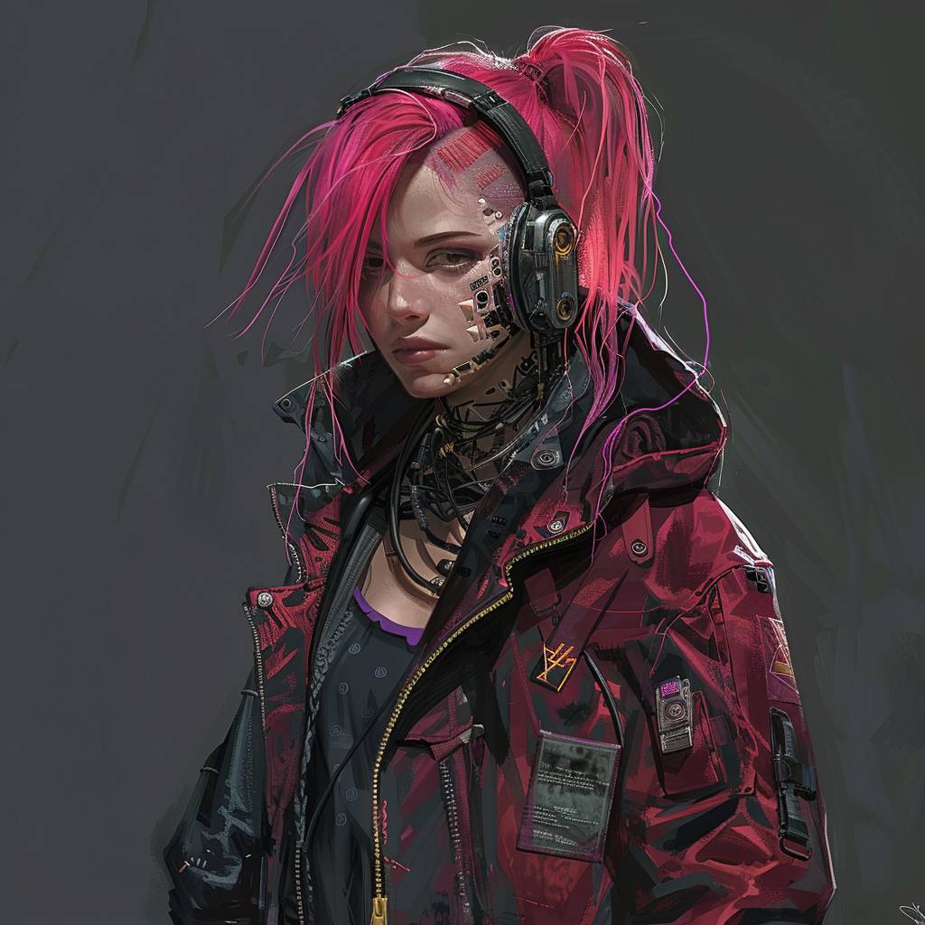 Cyberpunk character