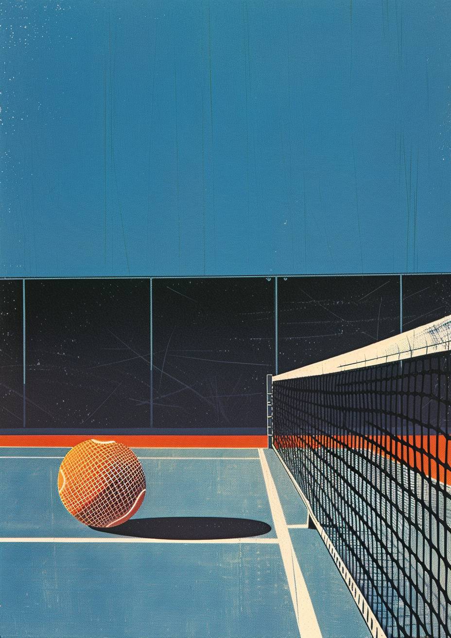 Advertising with simple composition by Hiroshi Nagai