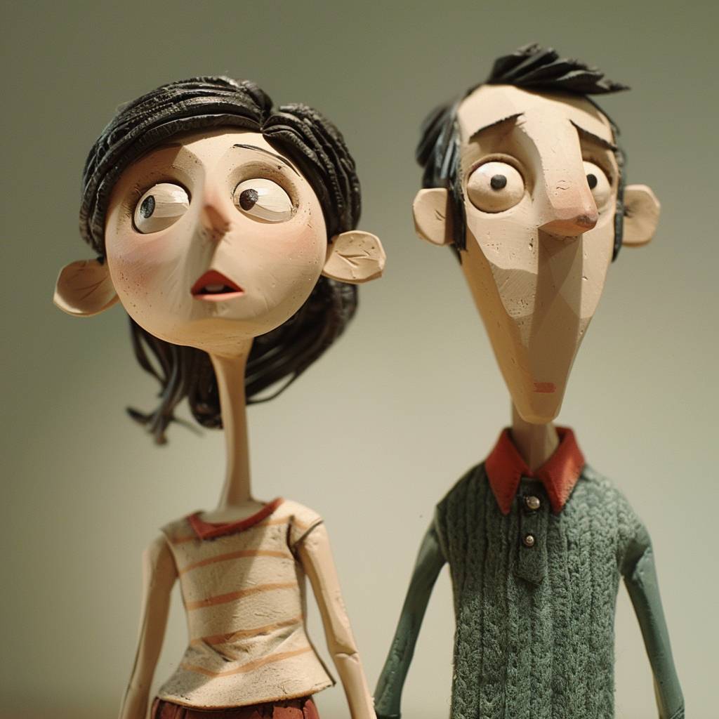 Claymation is a technique developed by Aardman Animation that allows for smoother, more natural movements for female and male characters.