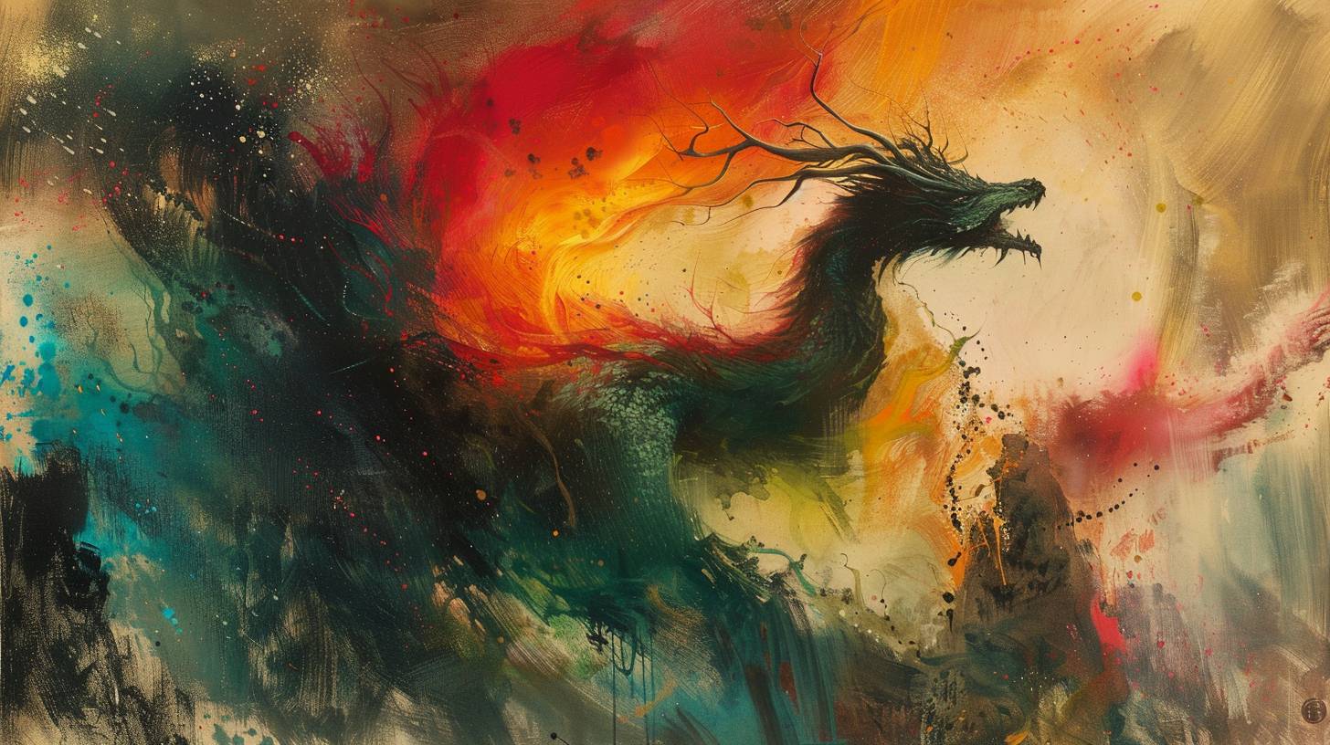 Interdimensional arcane beast by Tyrus Wong