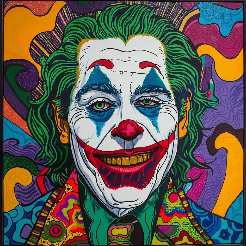 Joker depicted by Howard Arkley