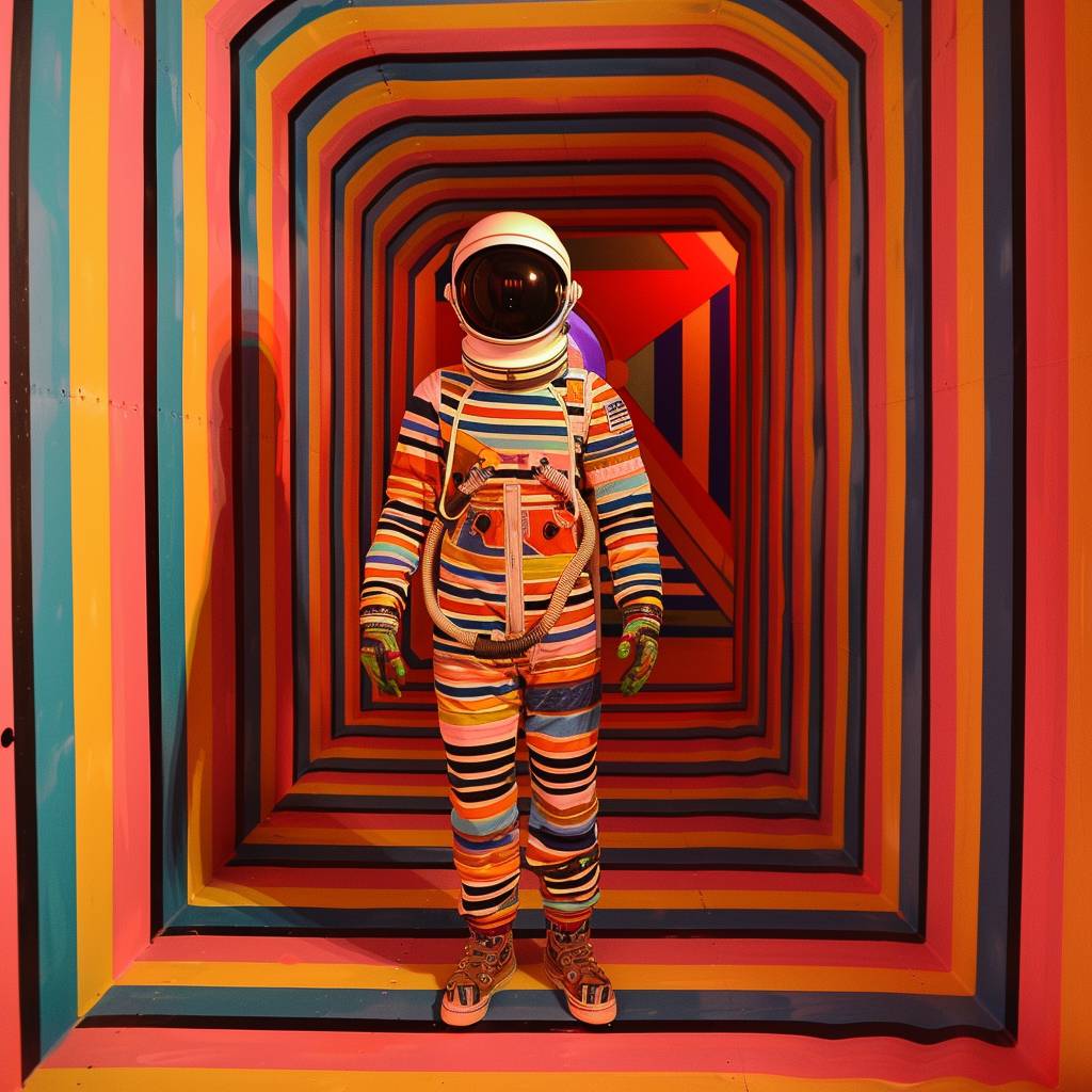 Space Port with Astronaut by Hassan Hajjaj