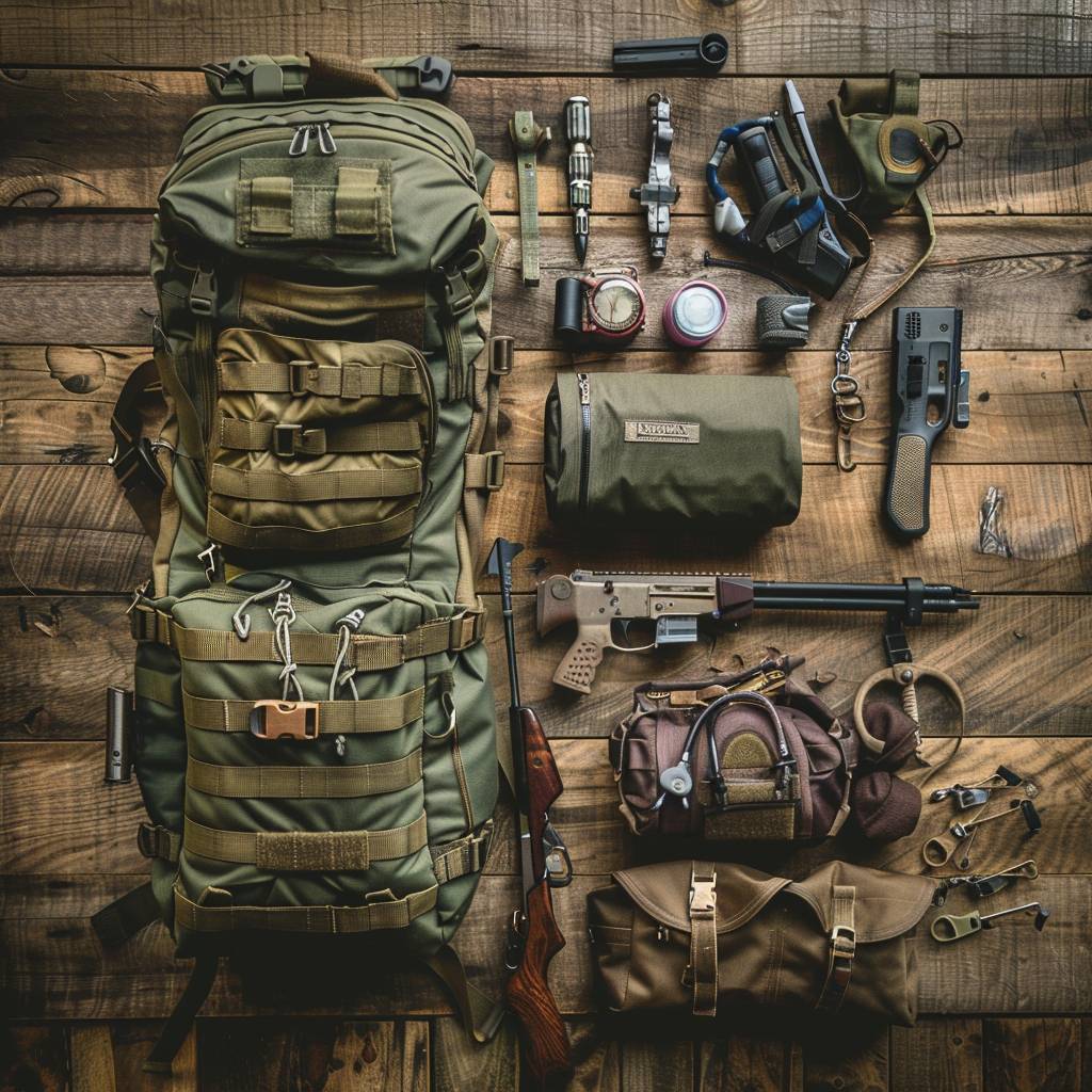 Knolling of Survivalist Backpack --No Backpack --Version 6.0