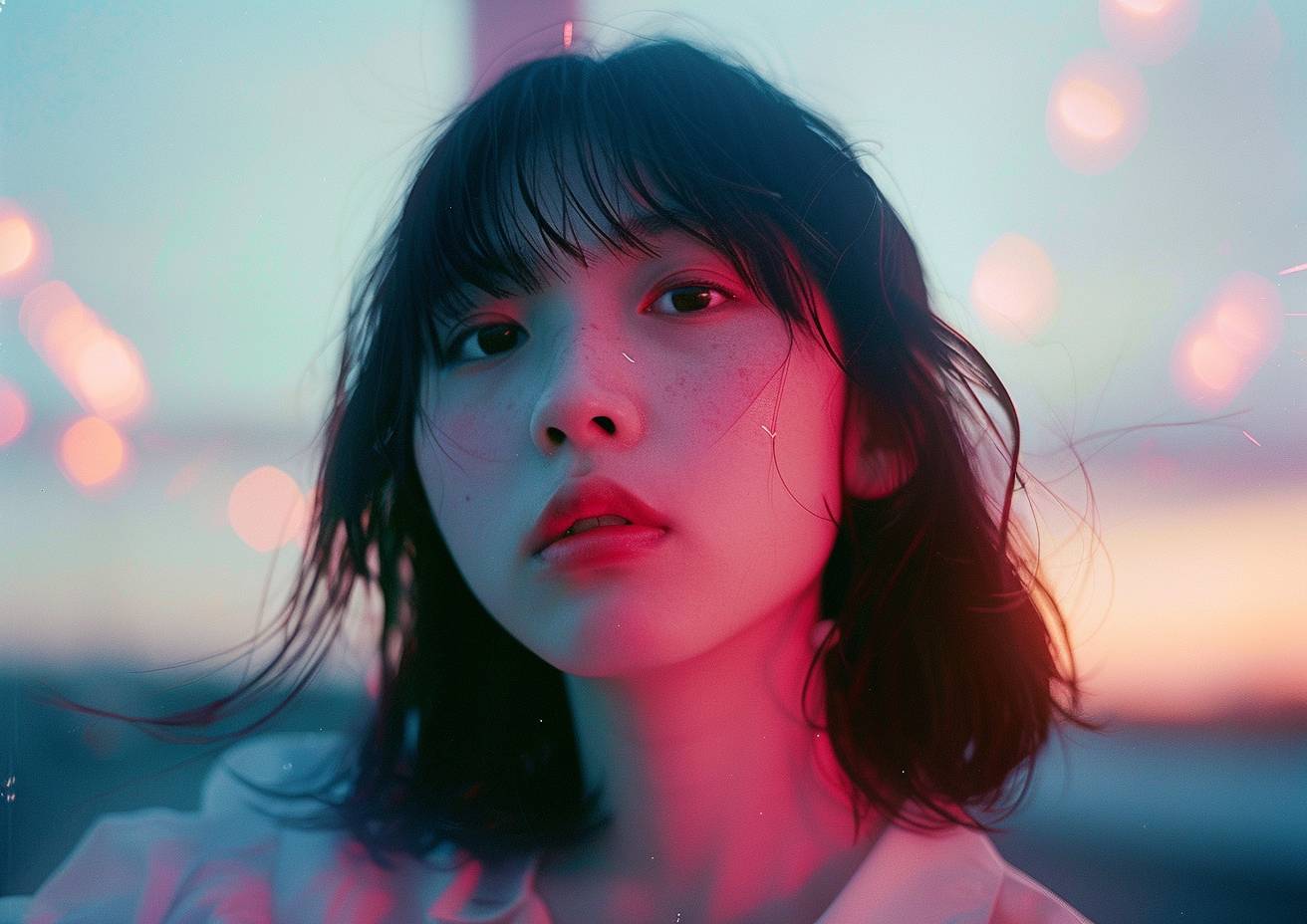 Rinko Kawauchi's photographic portrait of a girl space pilot --ar 7:5 --style raw --v 6.0