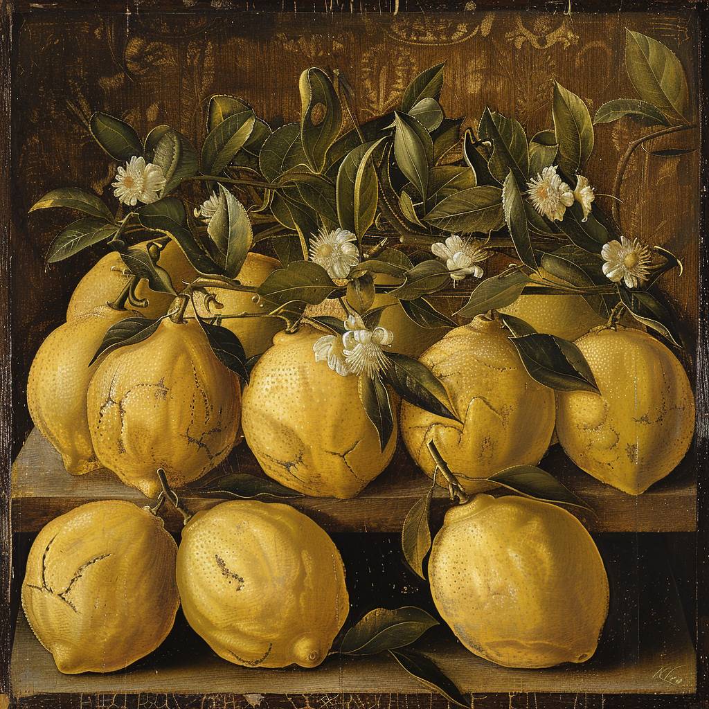 Lemons by Antonello da Messina