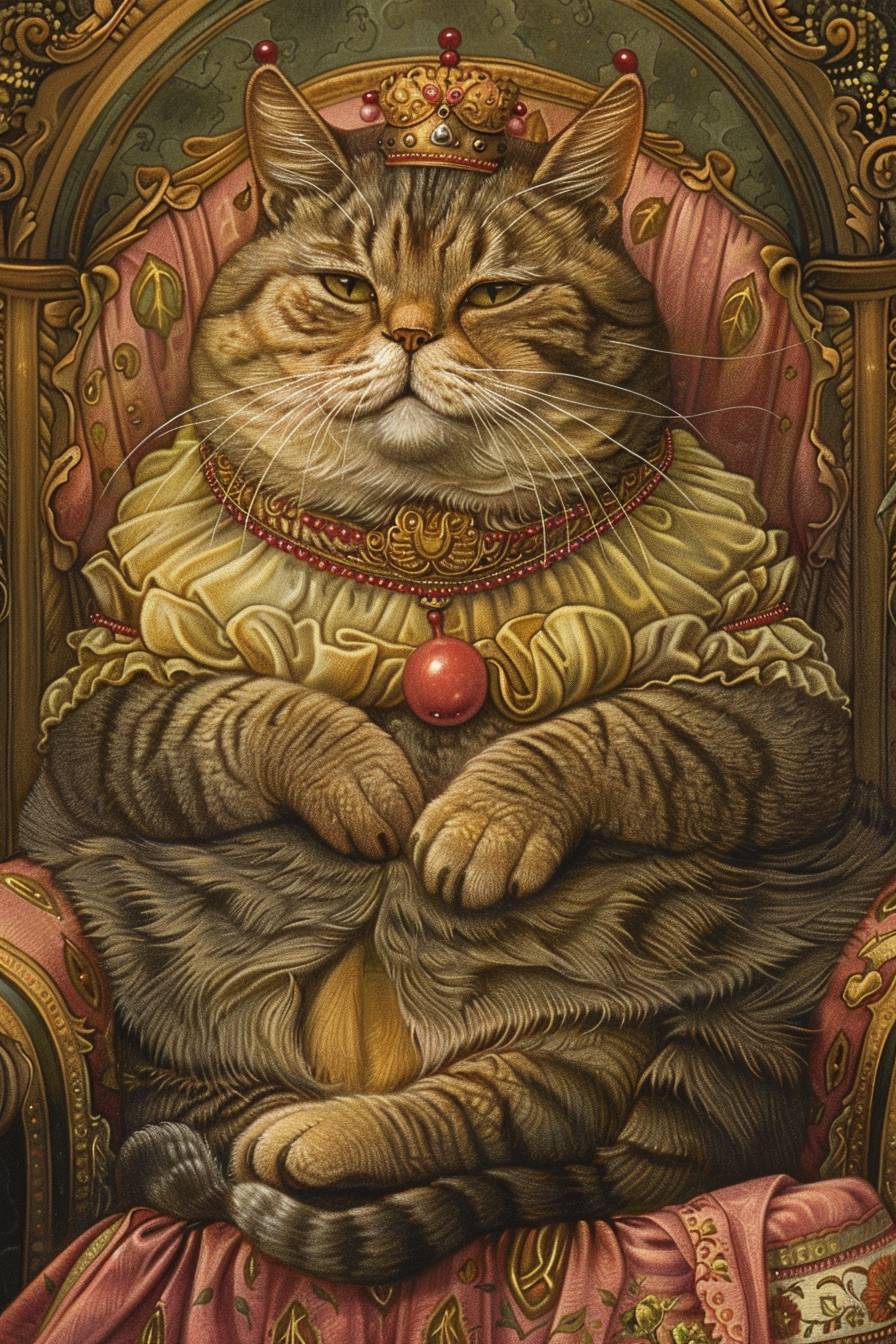 Fatty Pusheen by Carlo Crivelli