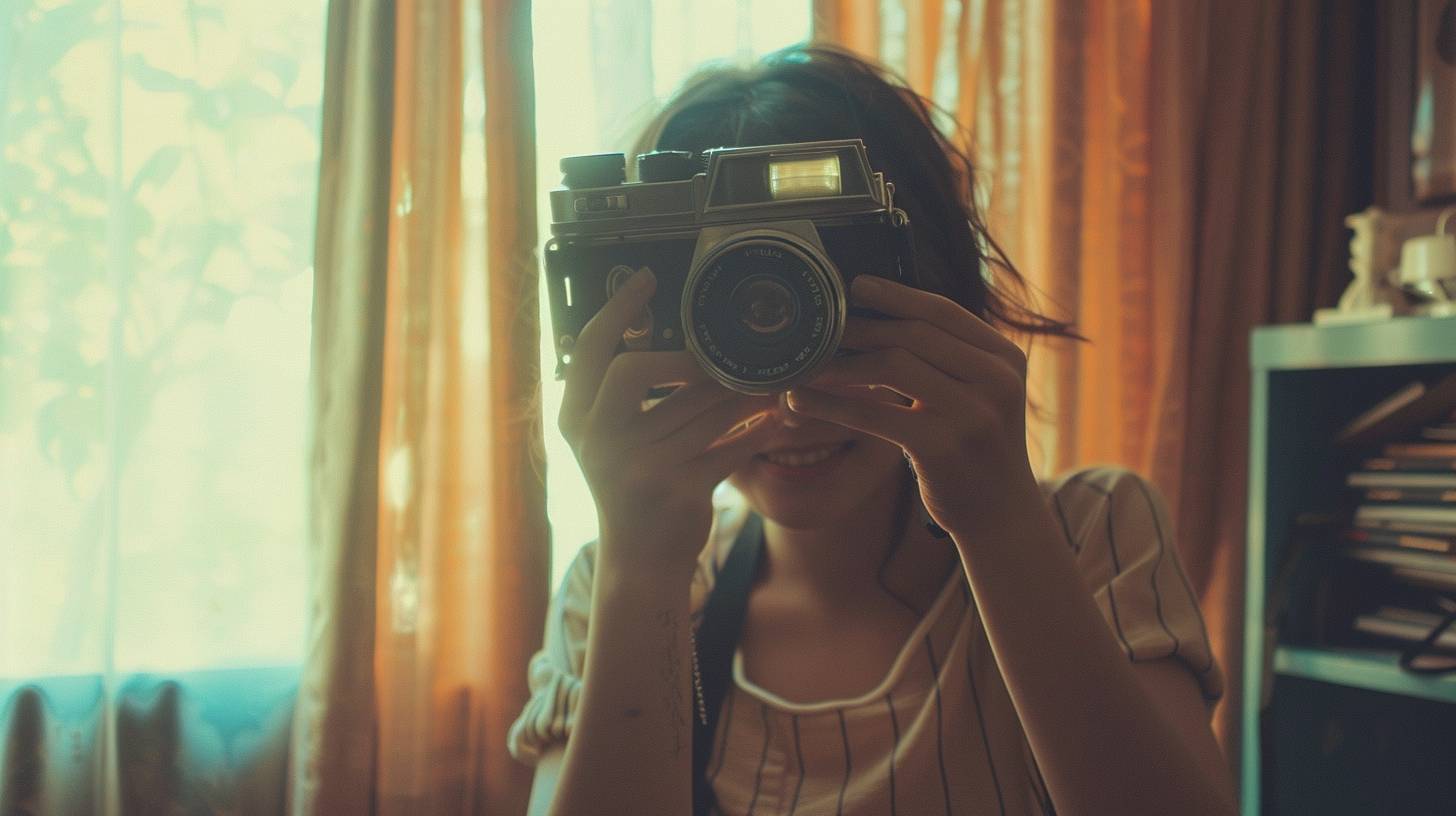 Cinematic, vintage style photography, a [subject], [action], [background], faded polaroid effect, nostalgic grain texture, retro aesthetic