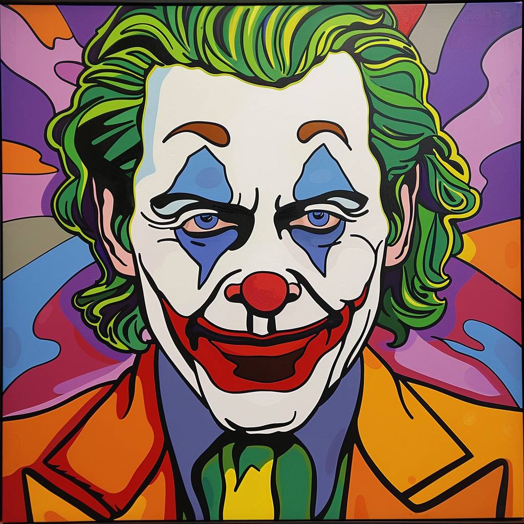 Joker depicted by Howard Arkley