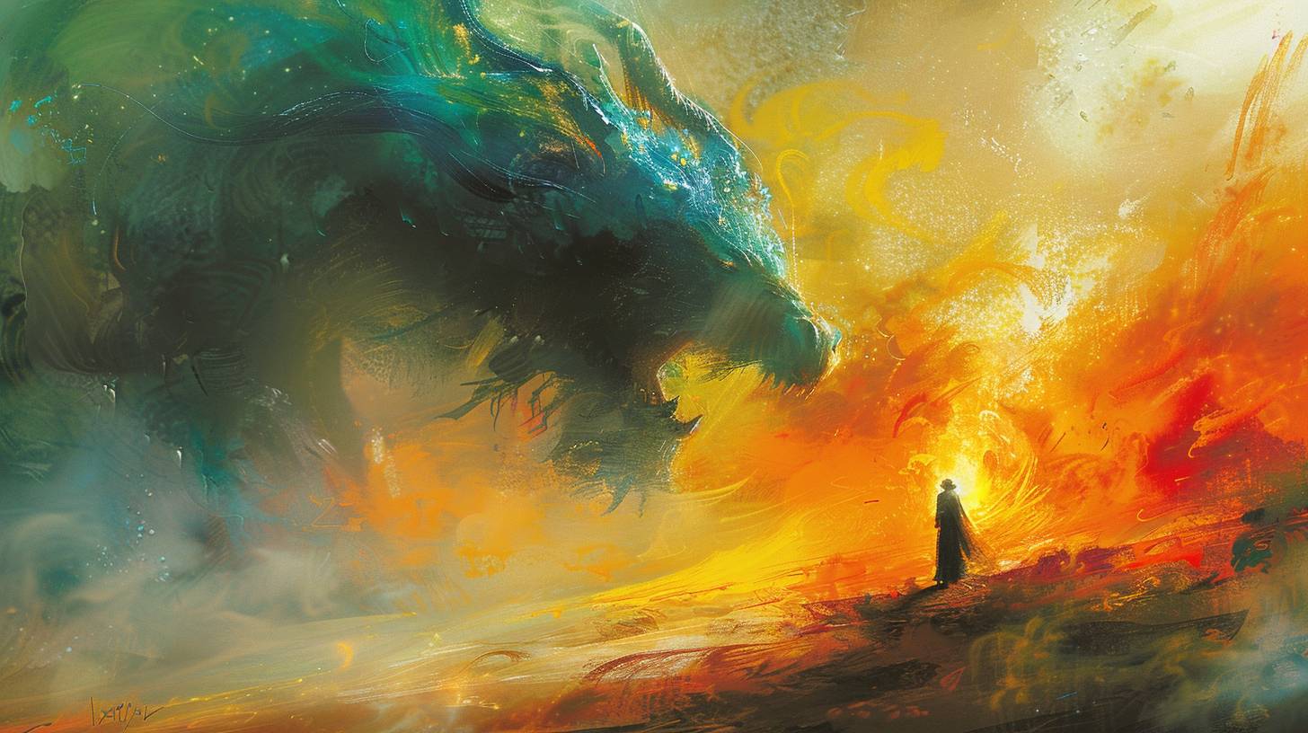 Interdimensional arcane beast by Tyrus Wong