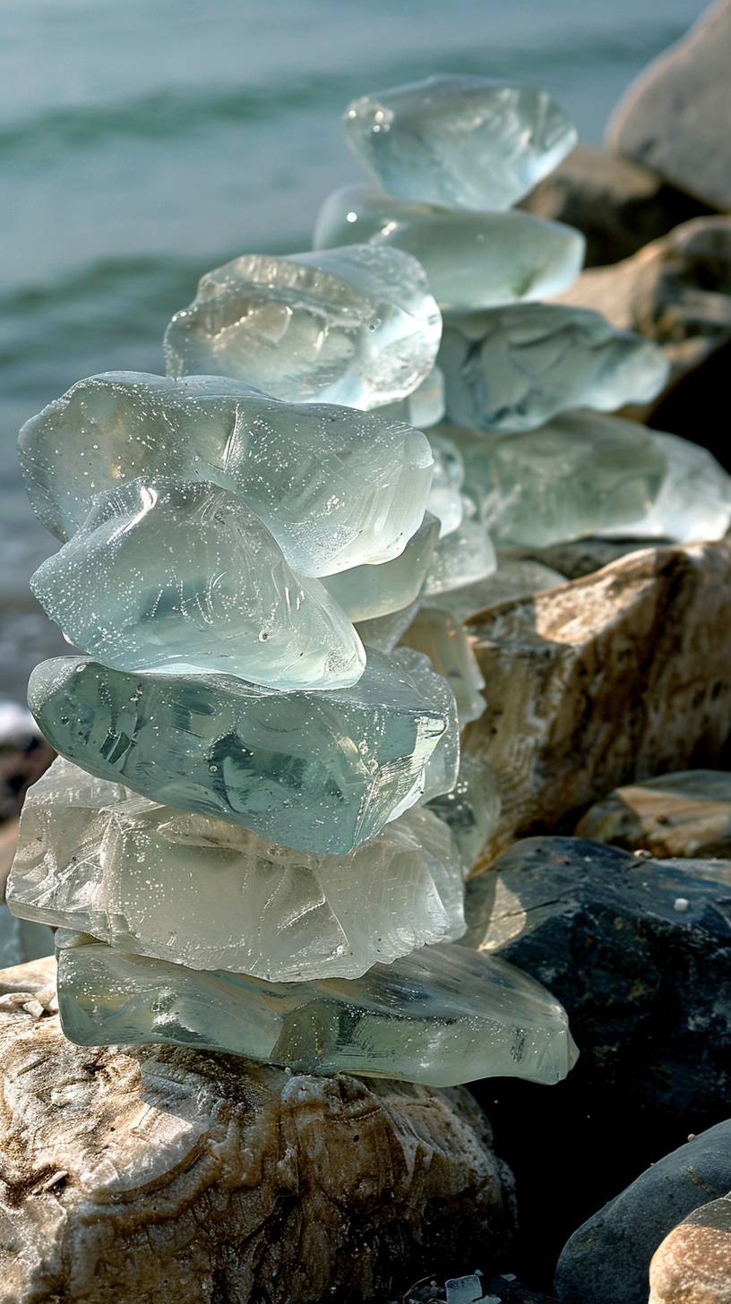 Sea glass photography National Geography Style