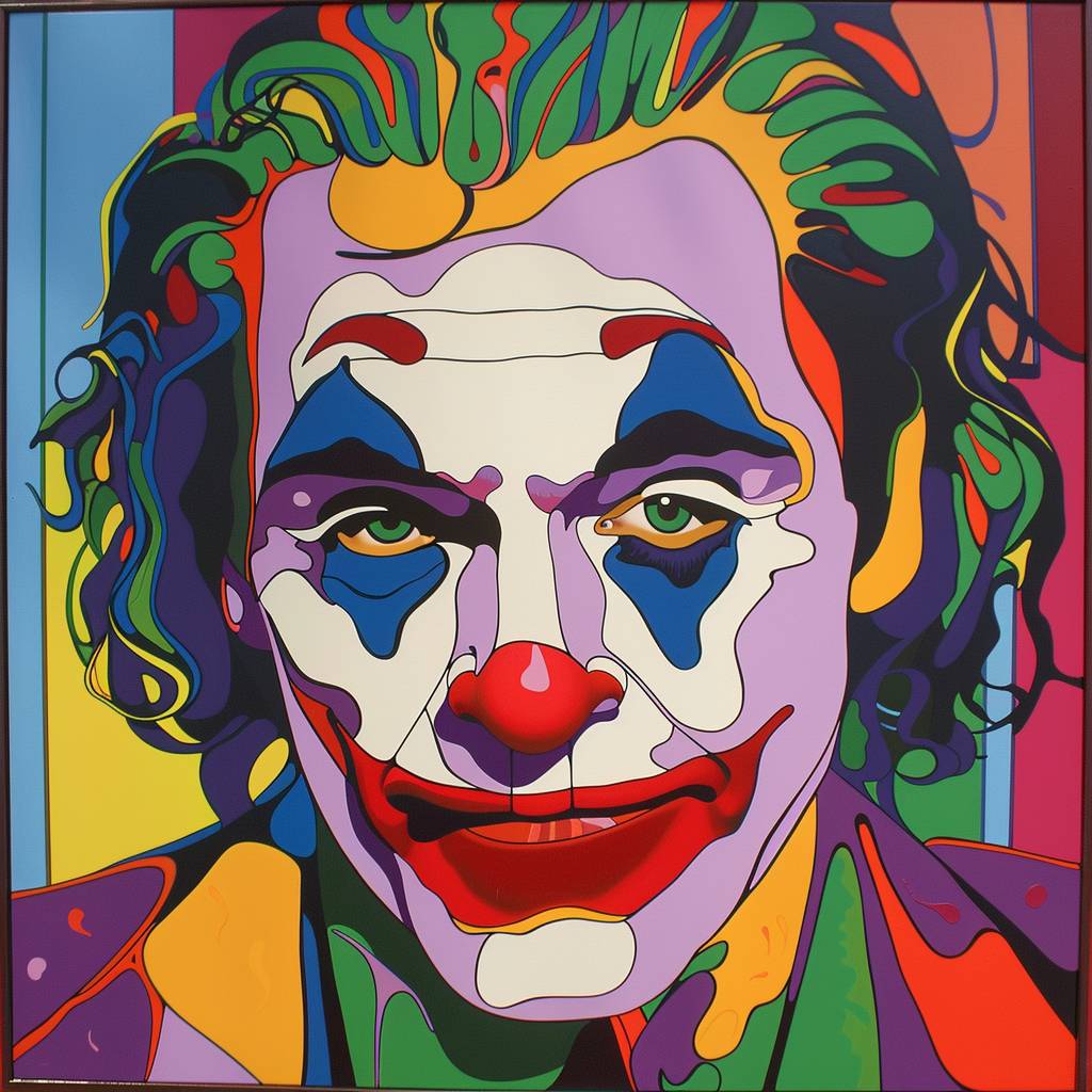 Joker depicted by Howard Arkley