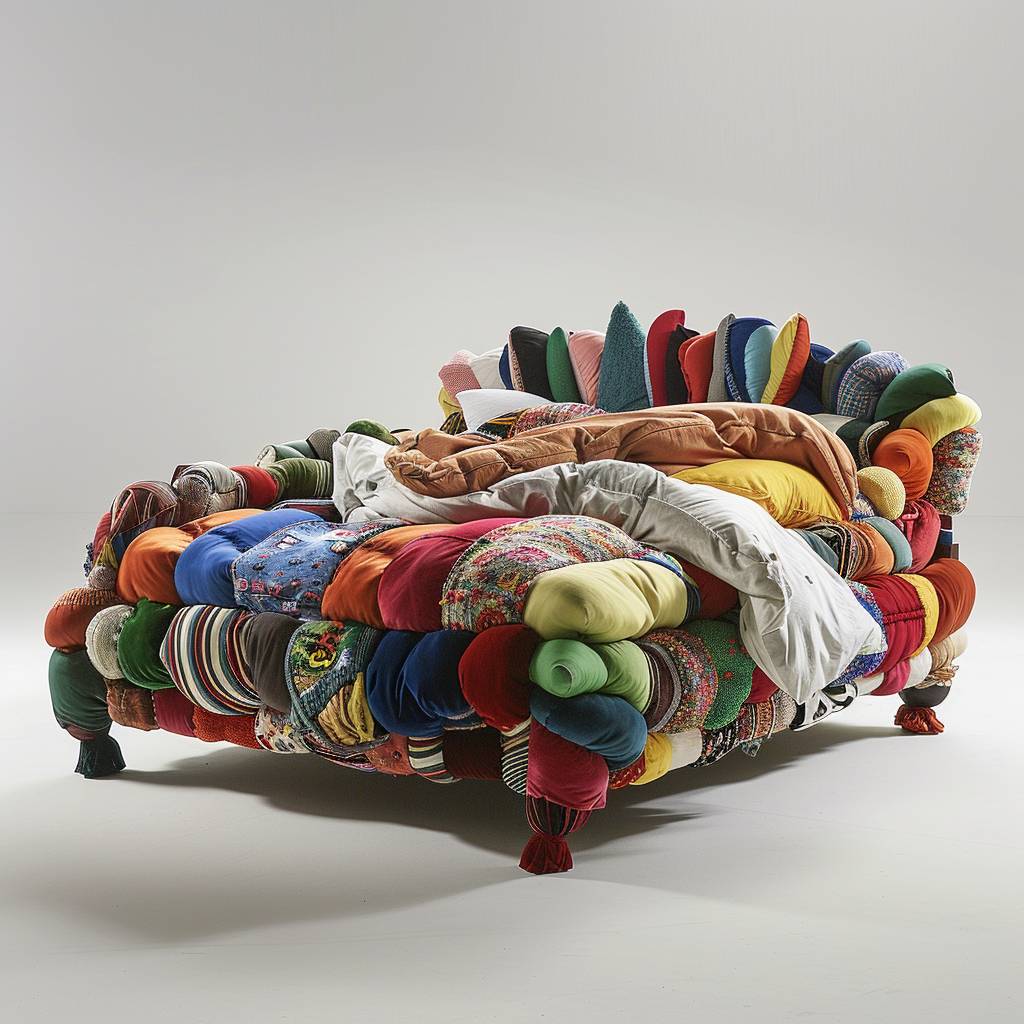 Soft Bed by Pascale Marthine Tayou