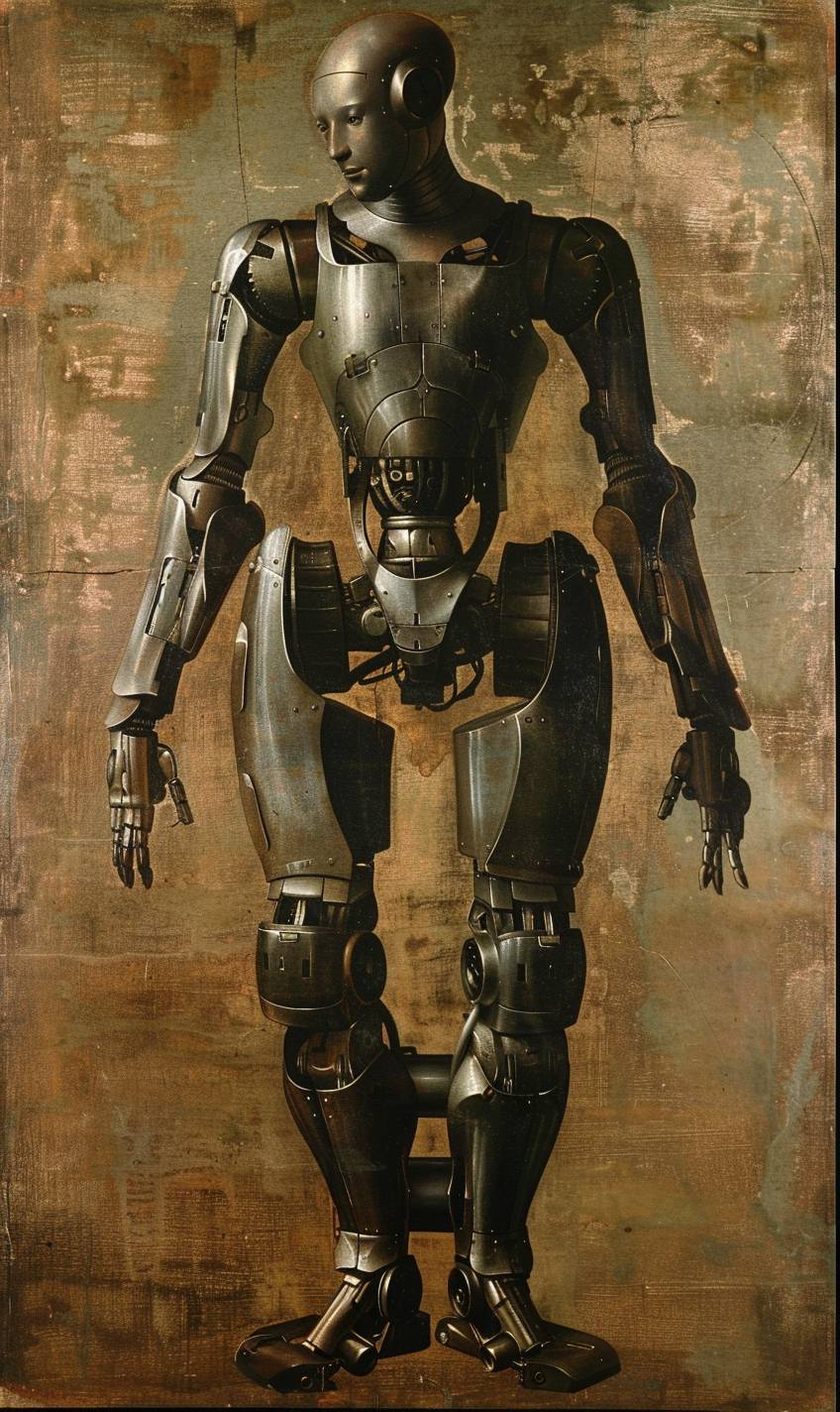 Raphael's painting depicting a robot