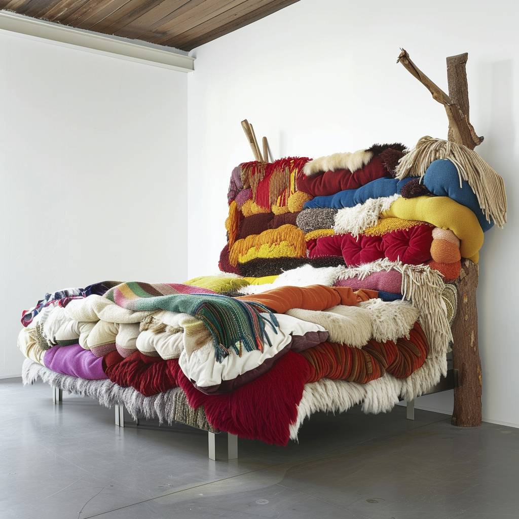 Soft bed by Pascale Marthine TayoubyPascale Marthine Tayou--v 6 --v 6.0