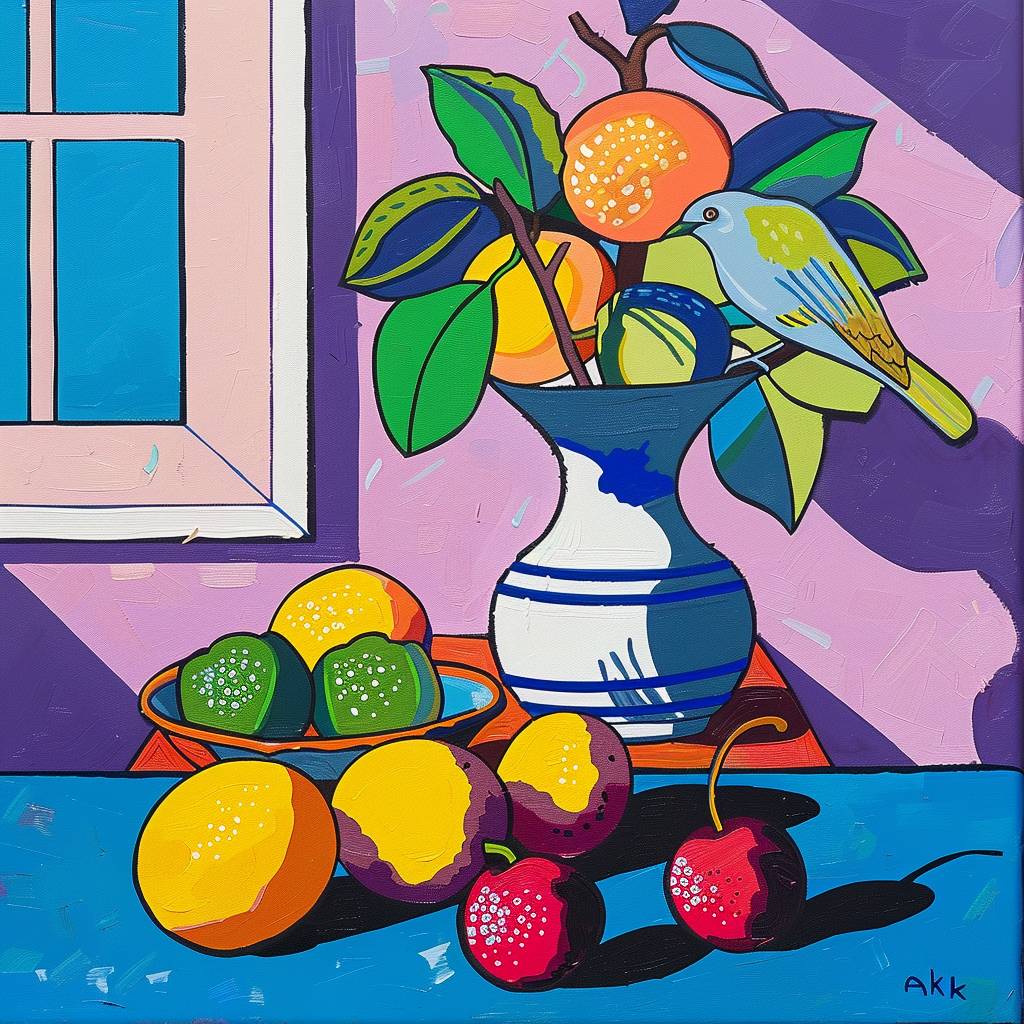 Still Life with Bird by Howard Arkley