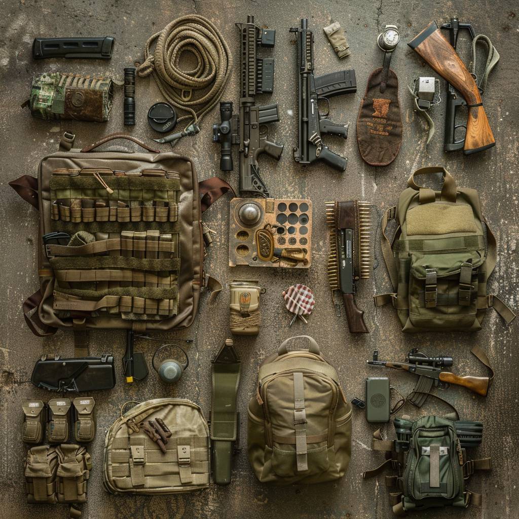 Knolling of Survivalist Backpack --No Backpack --Version 6.0