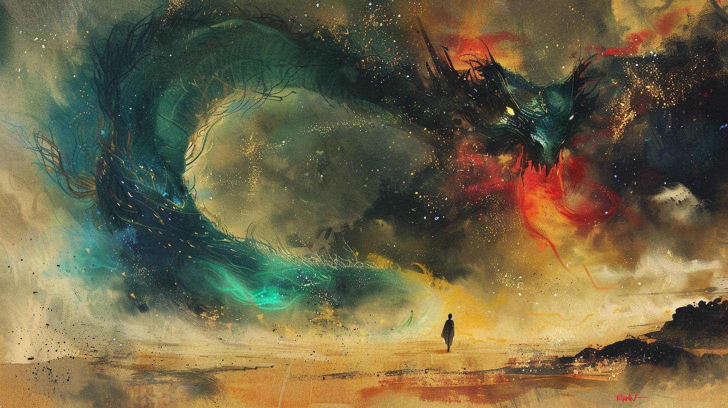 Interdimensional arcane beast by Tyrus Wong