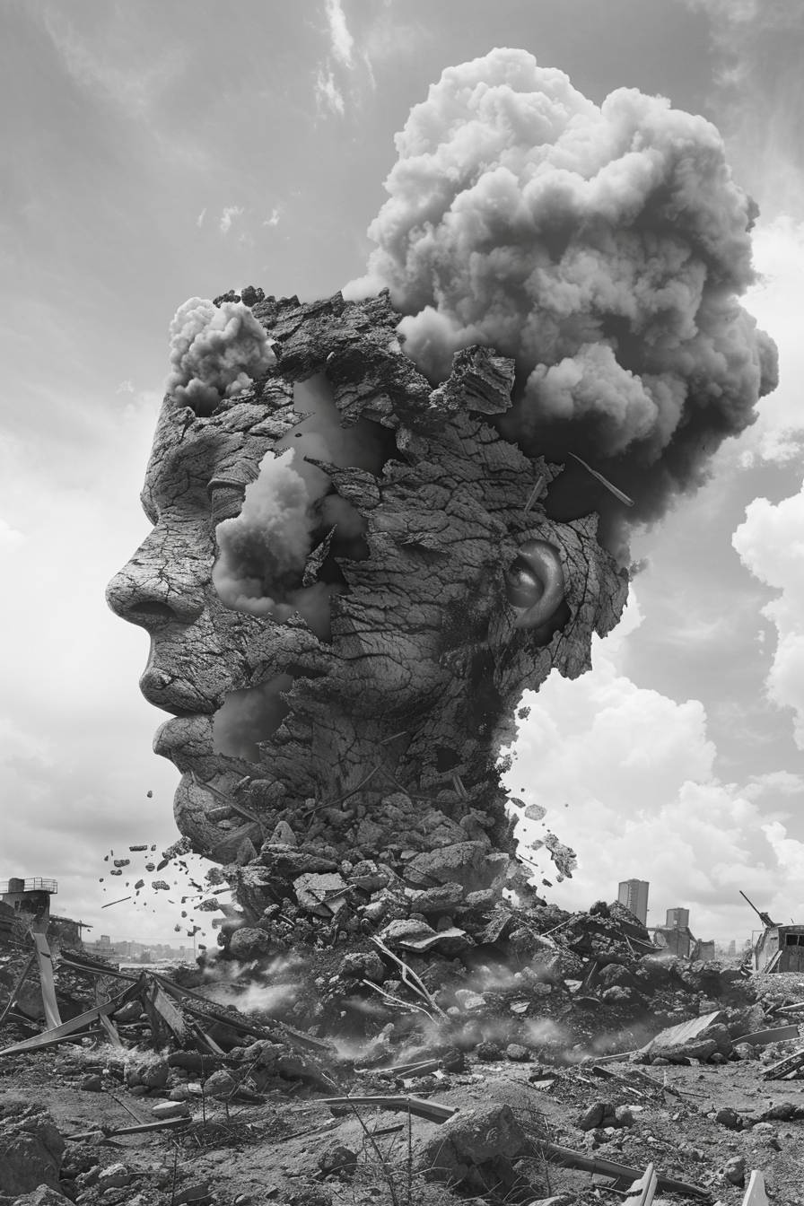 Portrait of cloud being by Jim Kazanjian