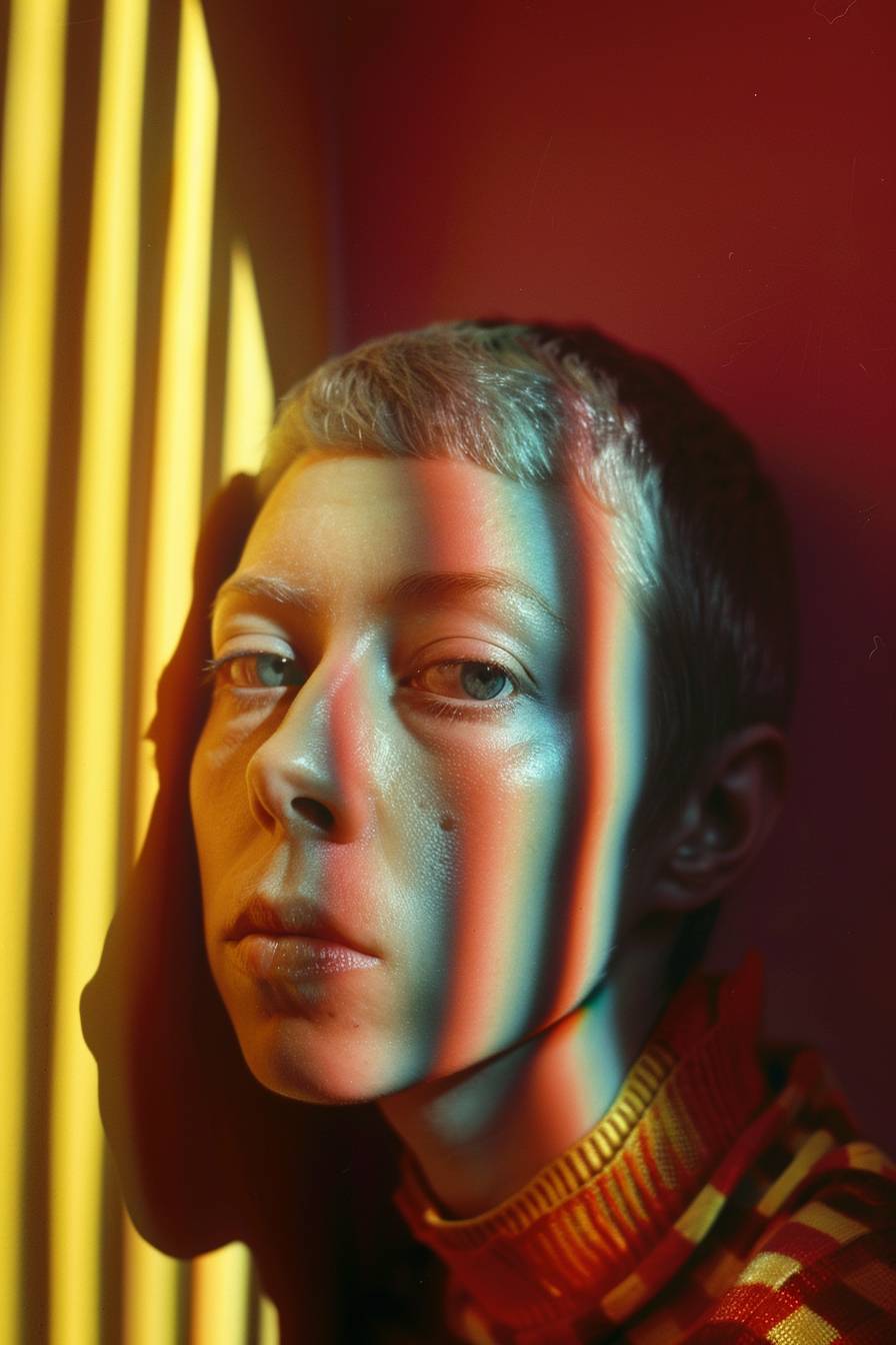 Claude Cahunの写真撮影ポートレートは、Fujicolor Fujichrome Velvia 100カラーで撮影されました