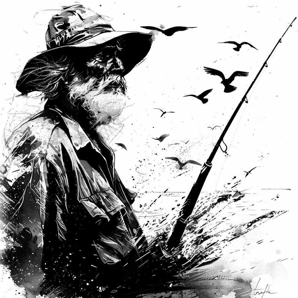 Old Fisherman by Giuseppe Cristiano