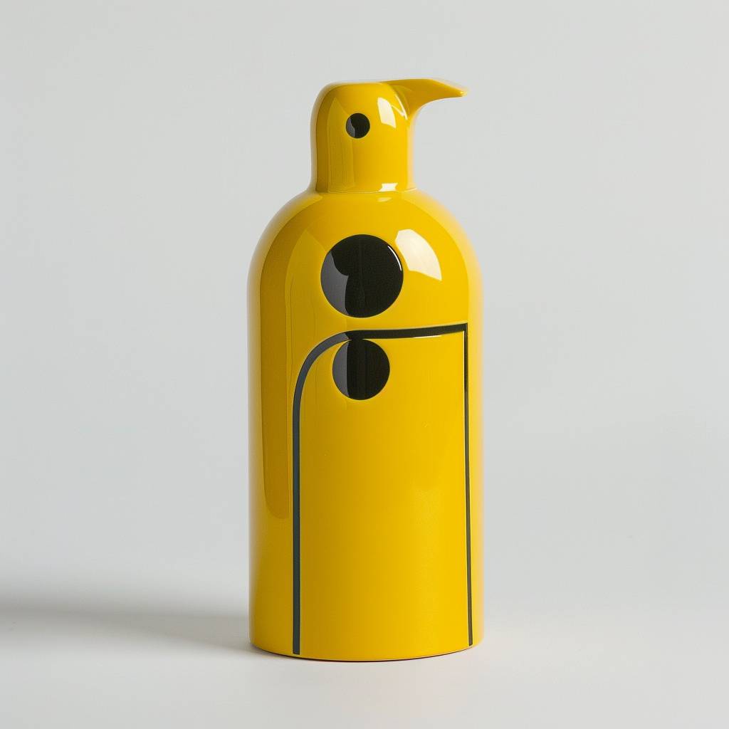 Shampoo bottle design by Ivan Chermayeff --v 6.0