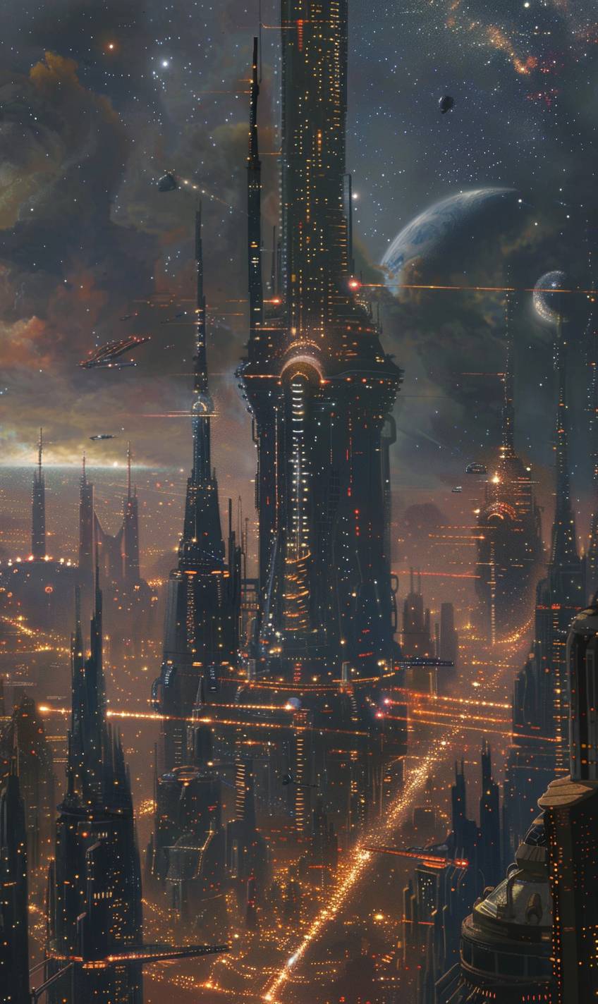 Space Port by Ivan Kramskoi
