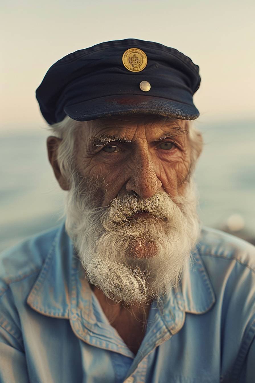 Kourtney Roy's photographic portrait of an old seafarer