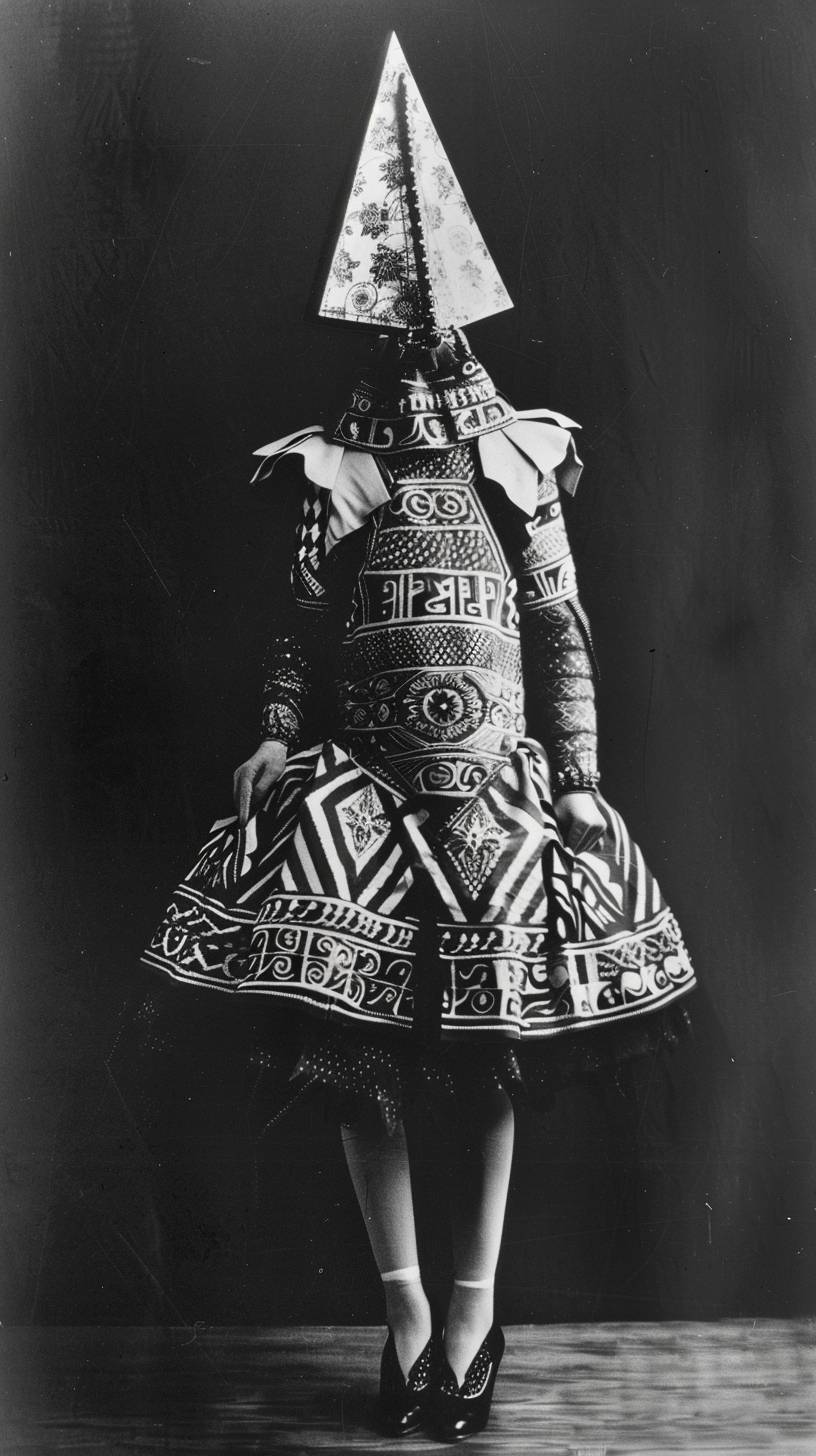 Haute couture fashion collection designed by Claude Cahun