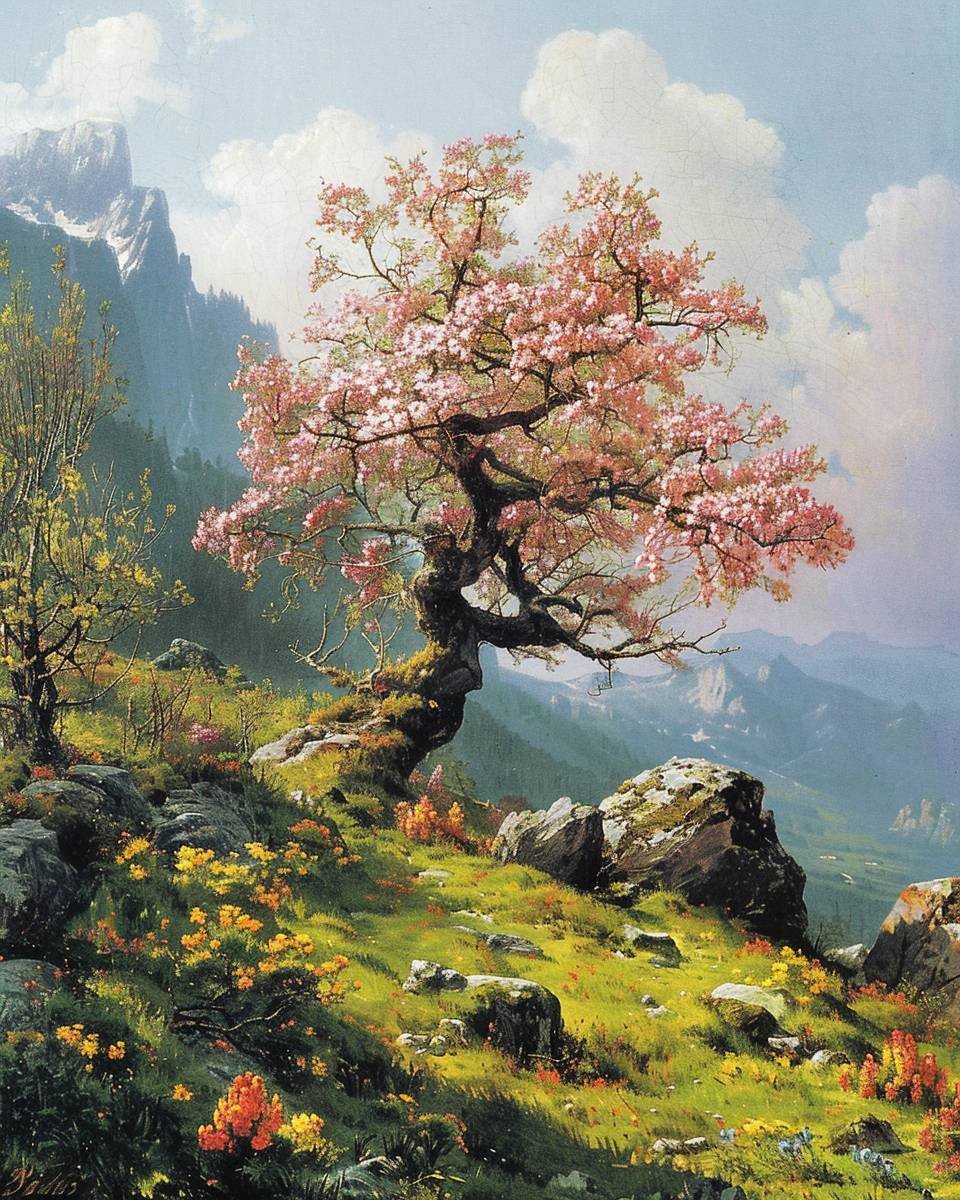 Albert Bierstadt, California Spring