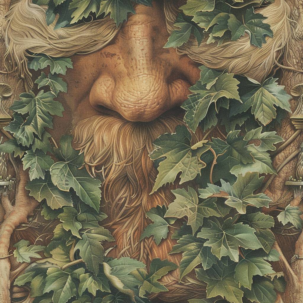 Portrait of Forest Spirit by Carlos Schwabe