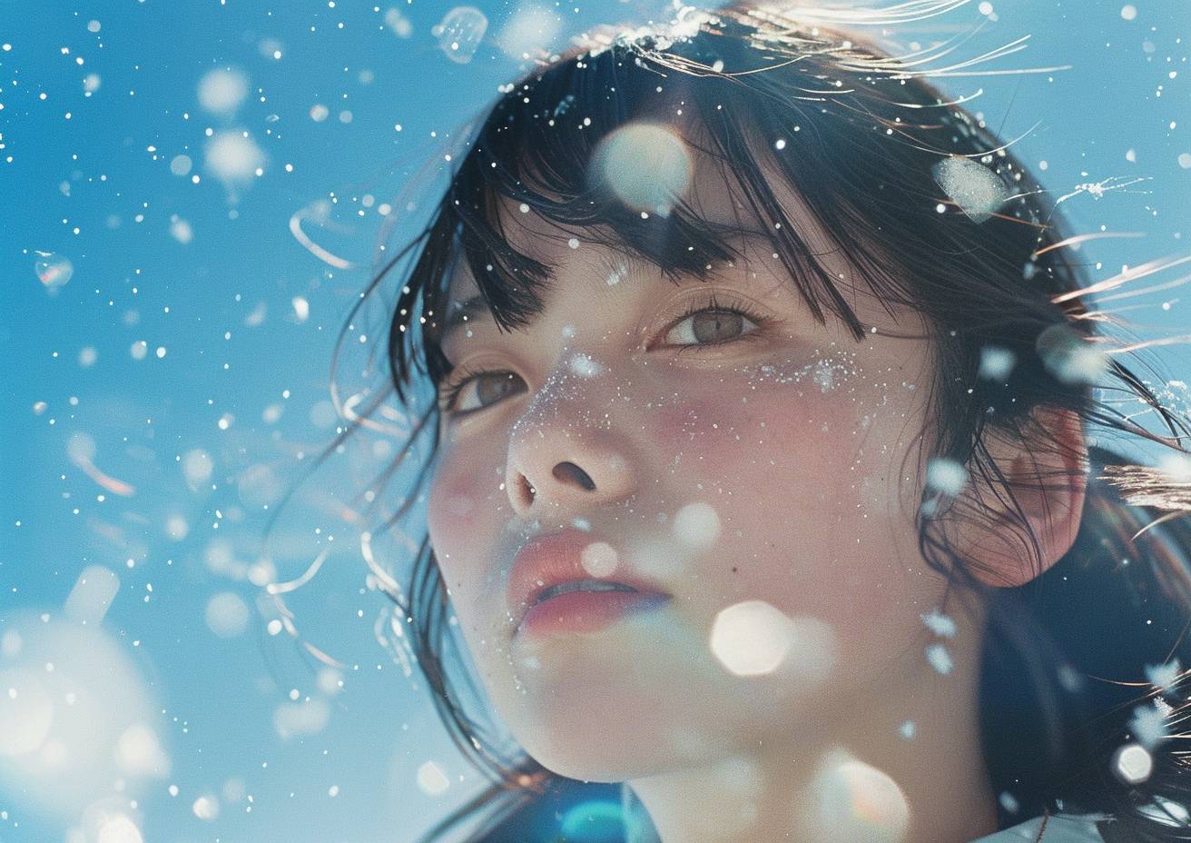 Rinko Kawauchi's photographic portrait of a girl space pilot --ar 7:5 --style raw --v 6.0