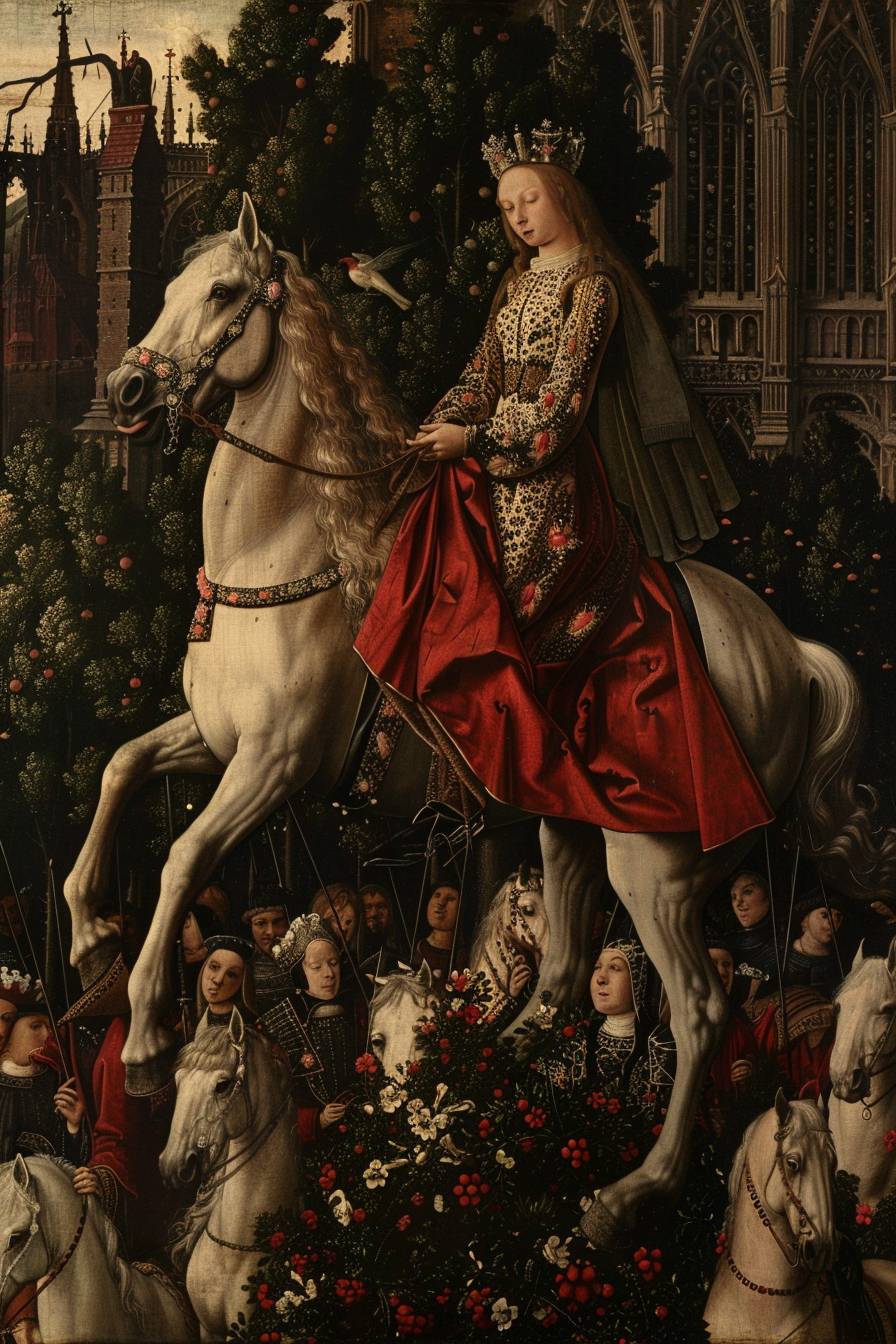 Horse ride by Jan Van Eyck