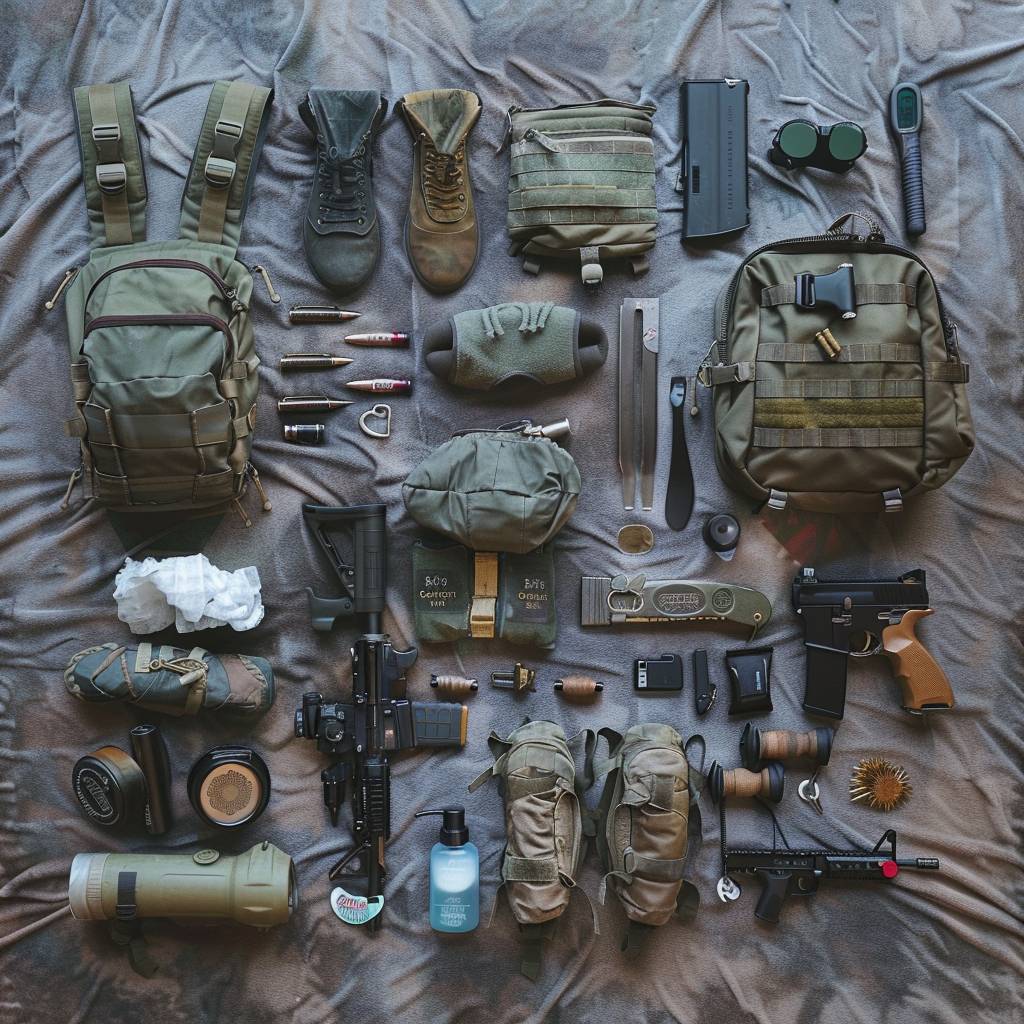 Knolling of Survivalist Backpack --No Backpack --Version 6.0
