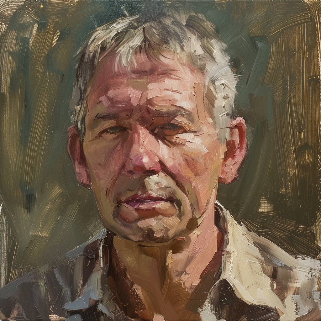 Portrait of man