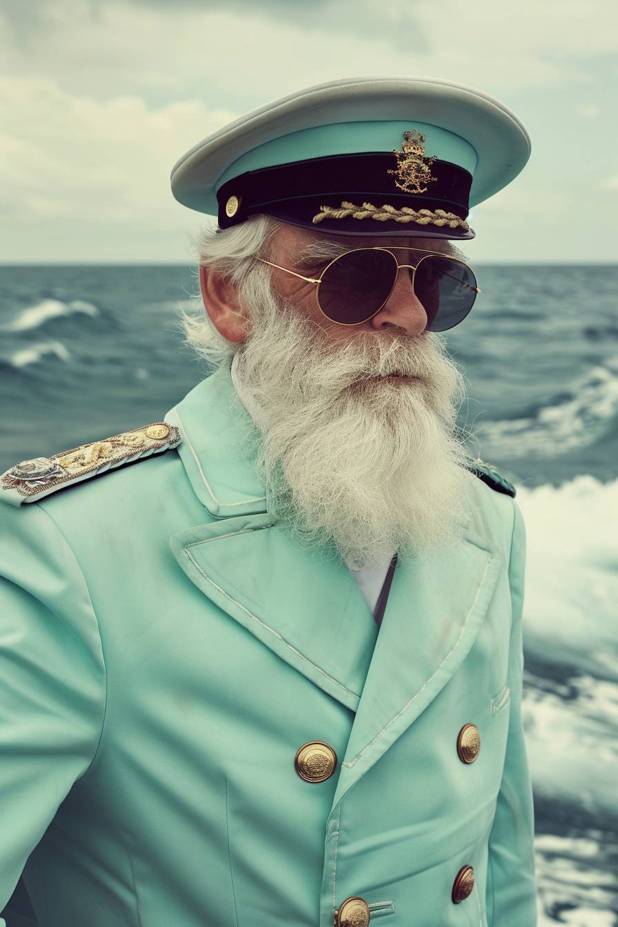 Kourtney Roy's photographic portrait of an old seafarer