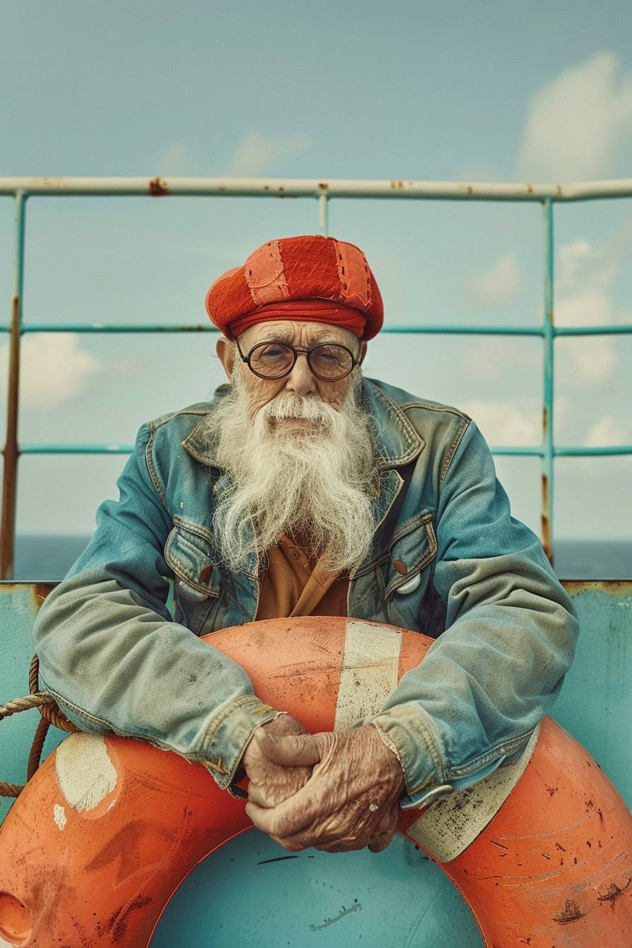 Kourtney Roy's photographic portrait of an old seafarer