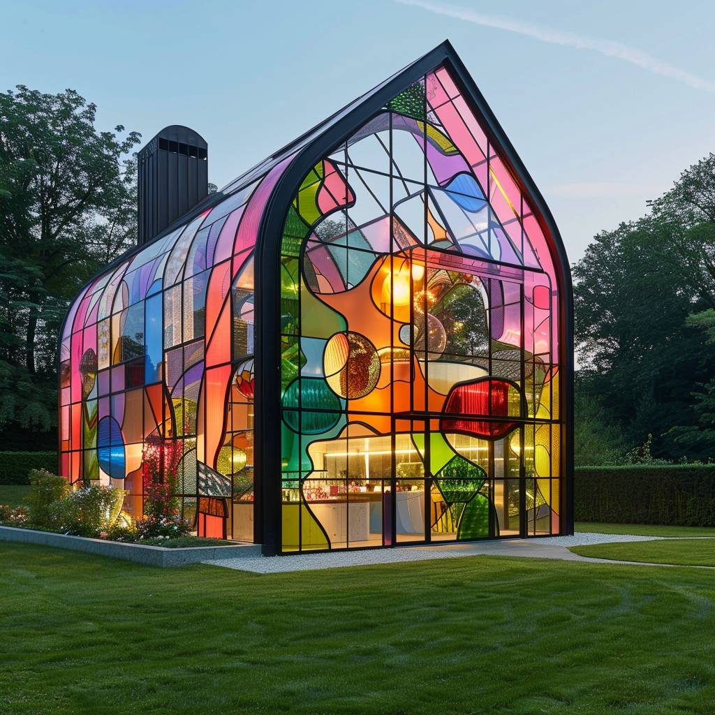 Walter Van Beirendonck glasshouse design
