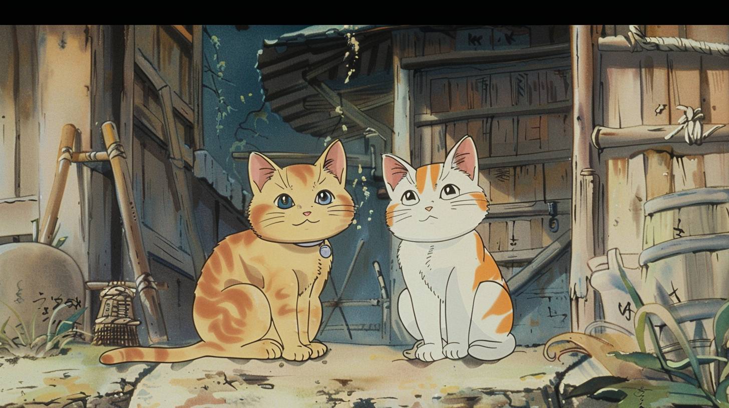 Kittens sakuga animation cel