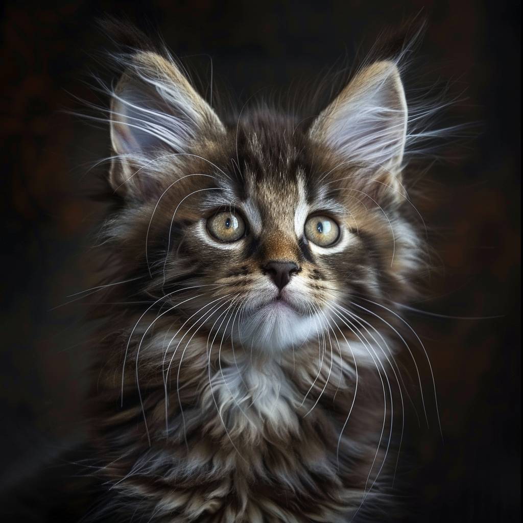 Cute Mainecoon cat